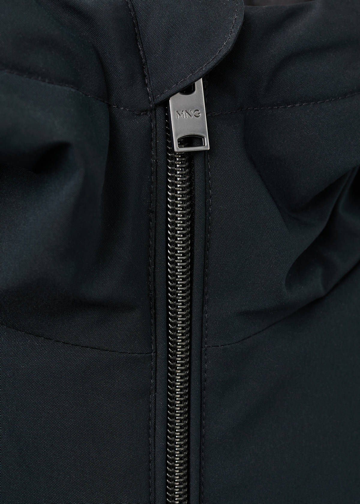 Technical jacket with waterproof hood — Night Blue