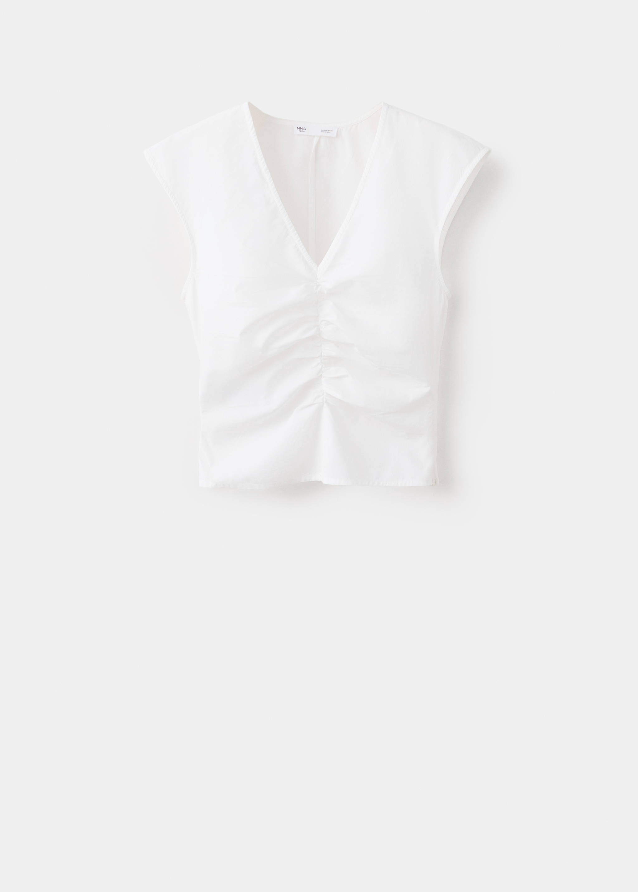 Gathered 100% cotton top - Article without model