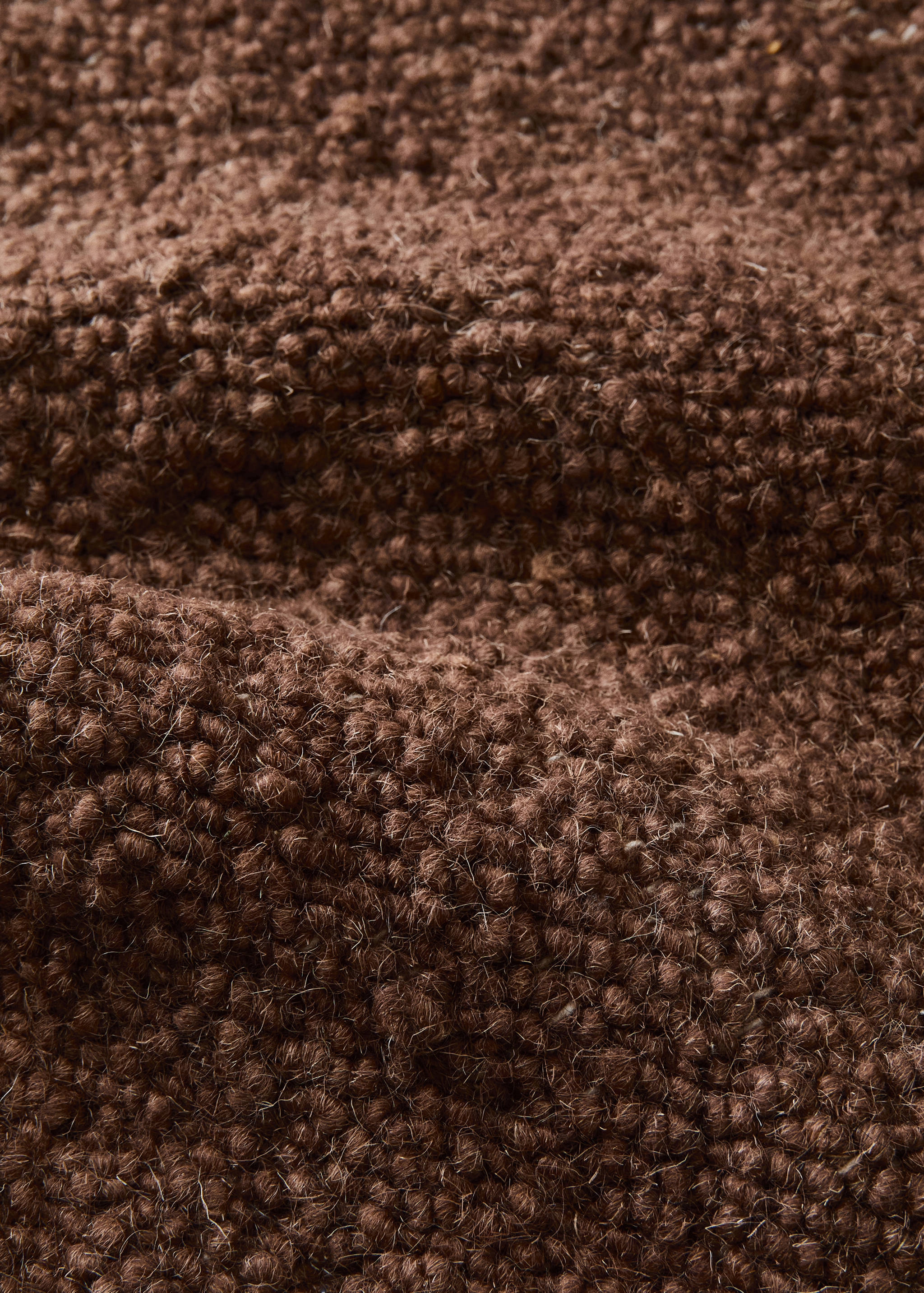 Bouclé wool rug - Details of the article 1