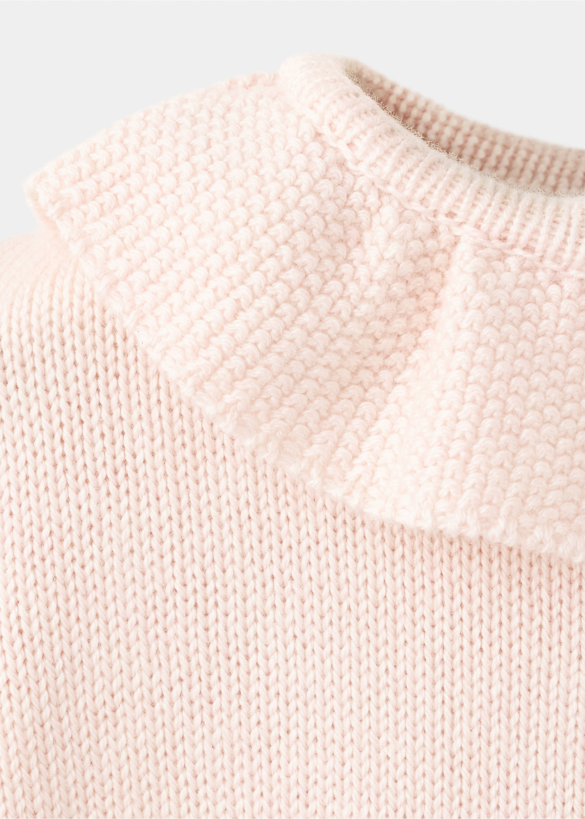 Jersey punto algodón - Detalle del artículo 8, Rosa claro. Ref: 37033279-00.