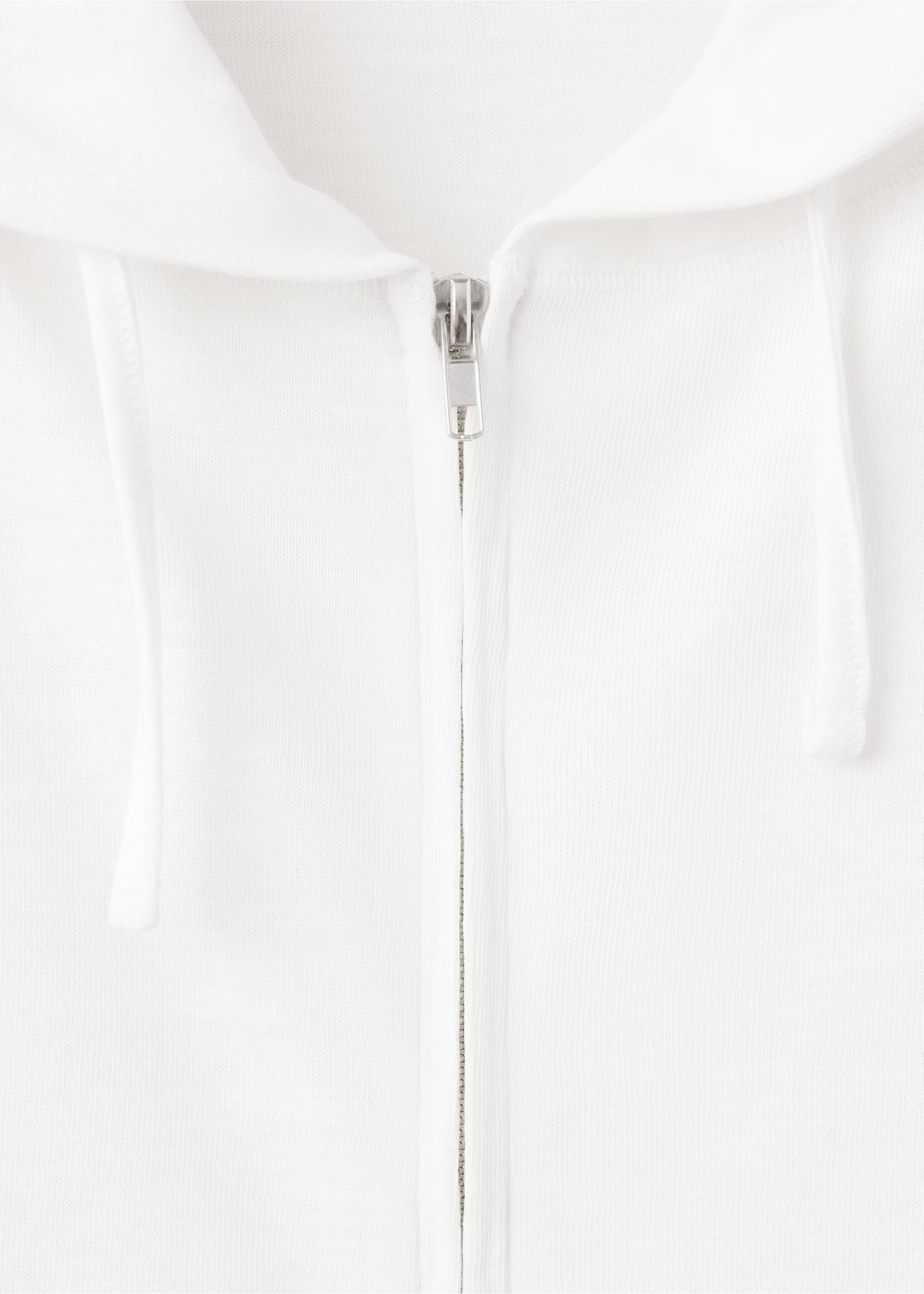 Cotton blend hooded jacket - Details of the article 8, Off White. Ref: 37033281-00.