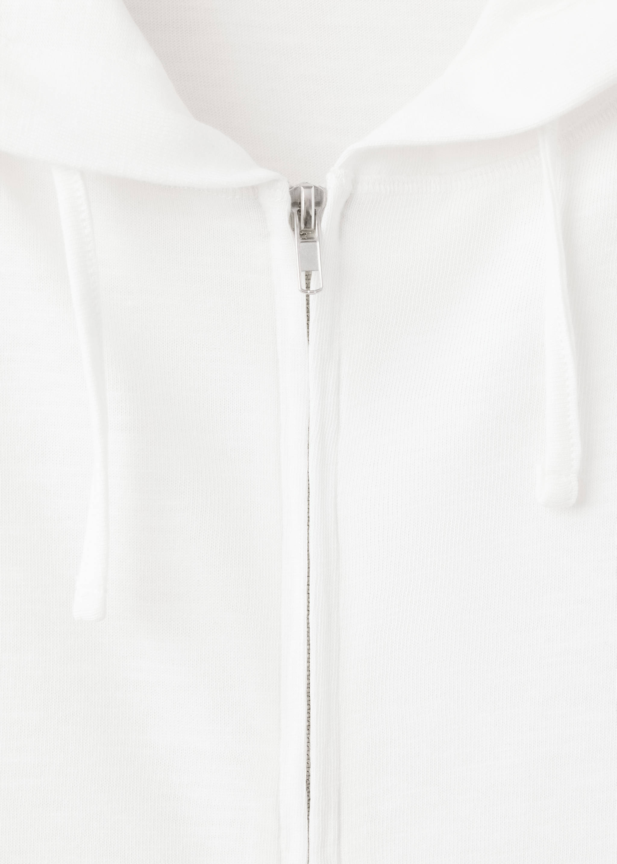 Cotton blend hooded jacket - Details of the article 8