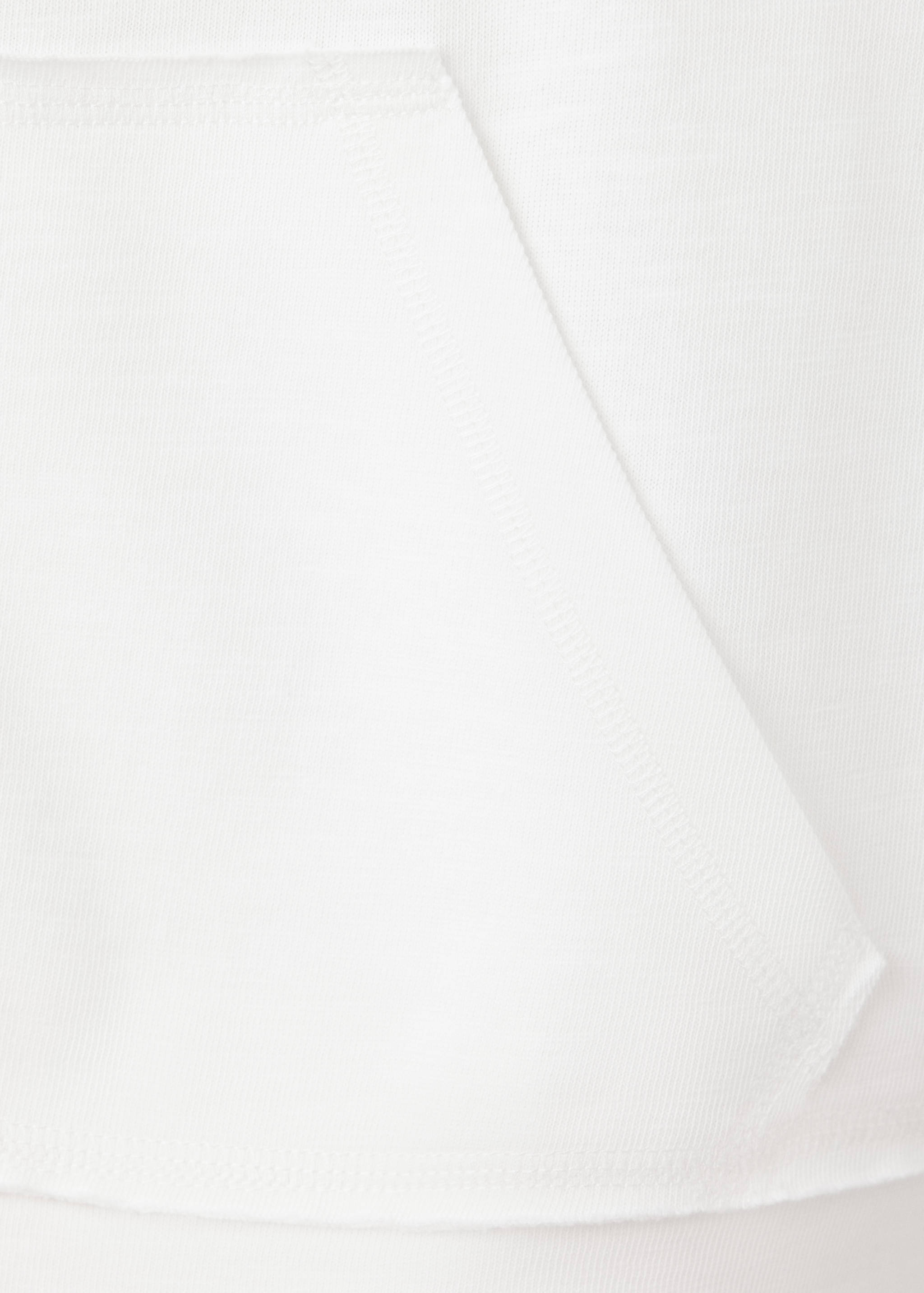 Cotton blend hooded jacket - Details of the article 0