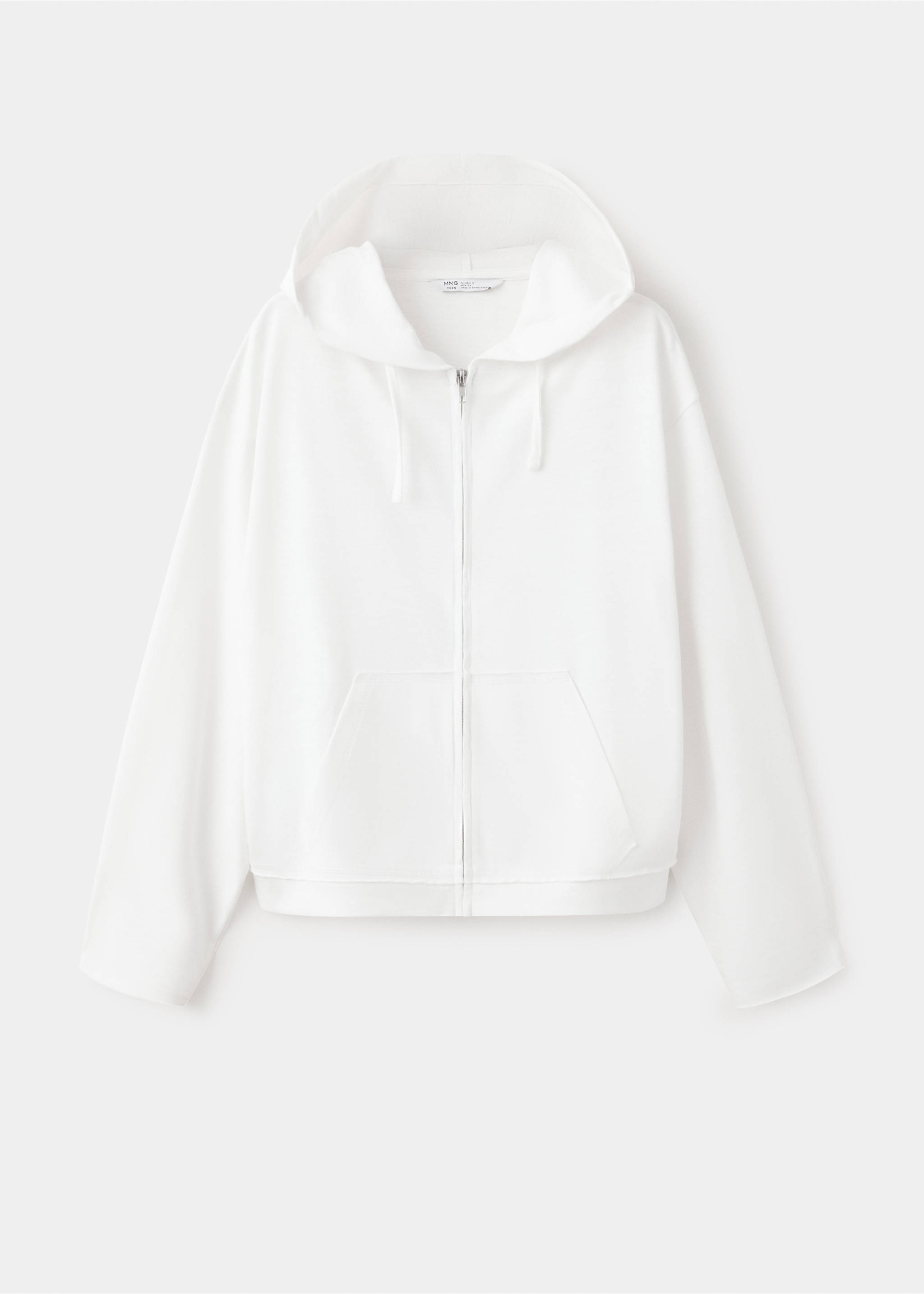 Cotton blend hooded jacket - Article without model, Off White. Ref: 37033281-00.