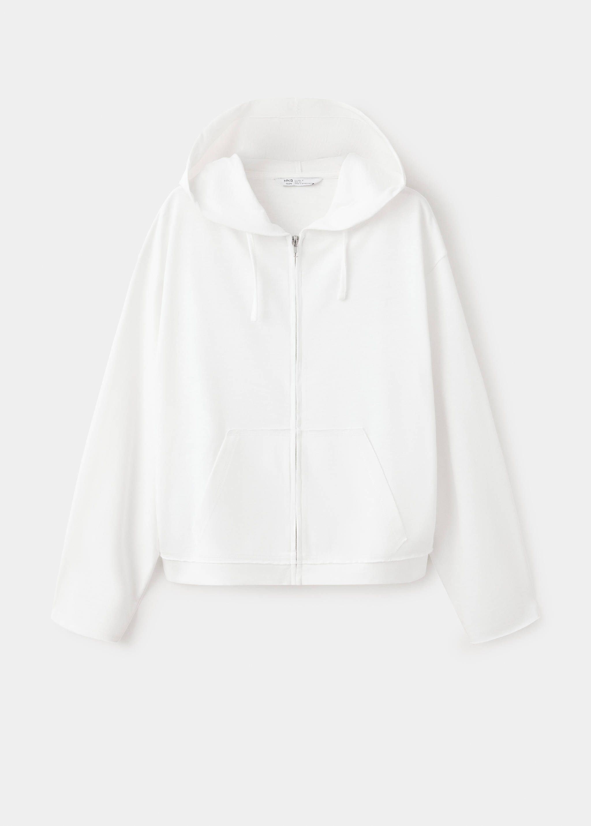 Cotton blend hooded jacket - Article without model