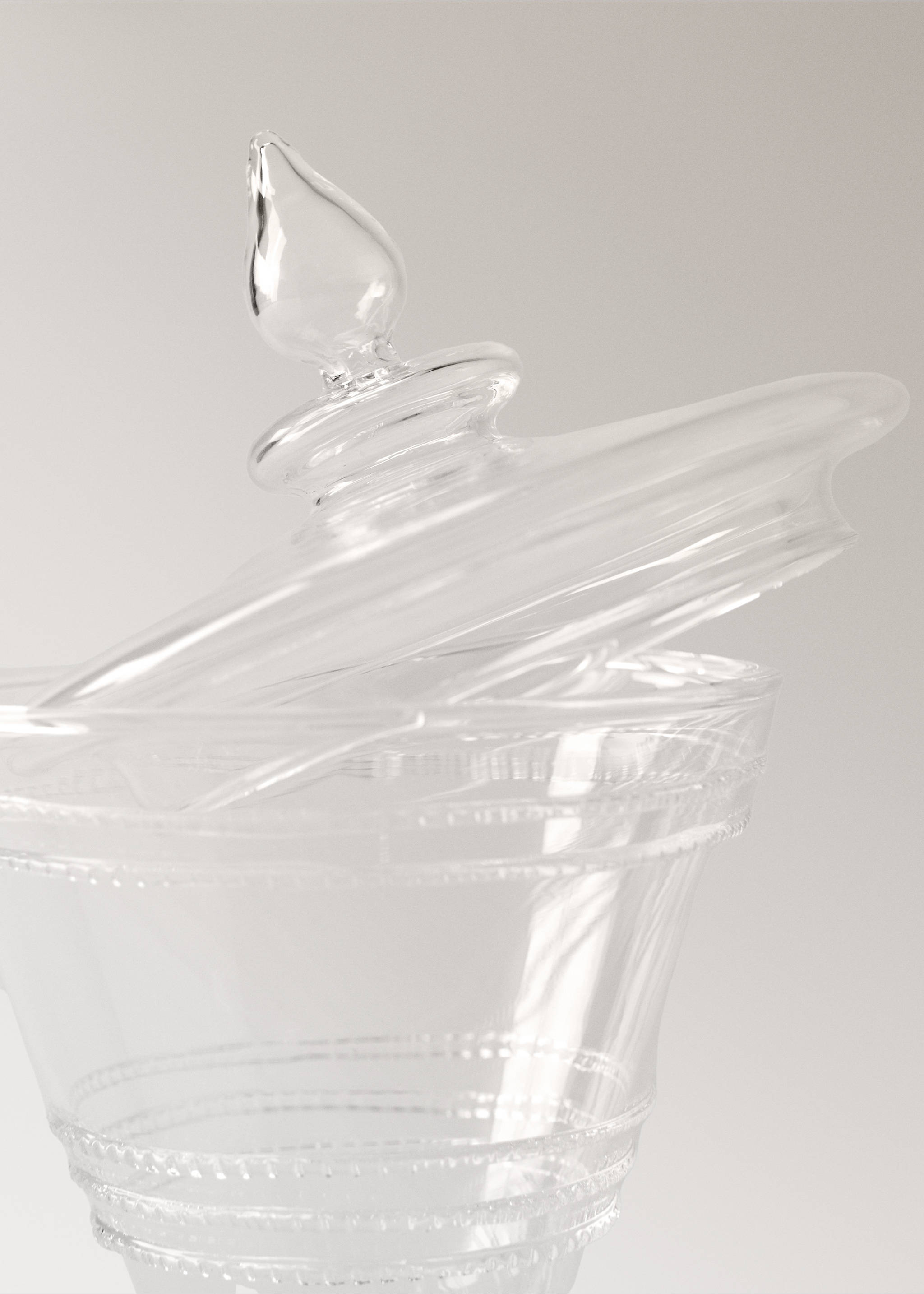 Decorative piece, 100% glass engraved design - Детальніше про товар 1, Чорний. Ref: 37033284-00.