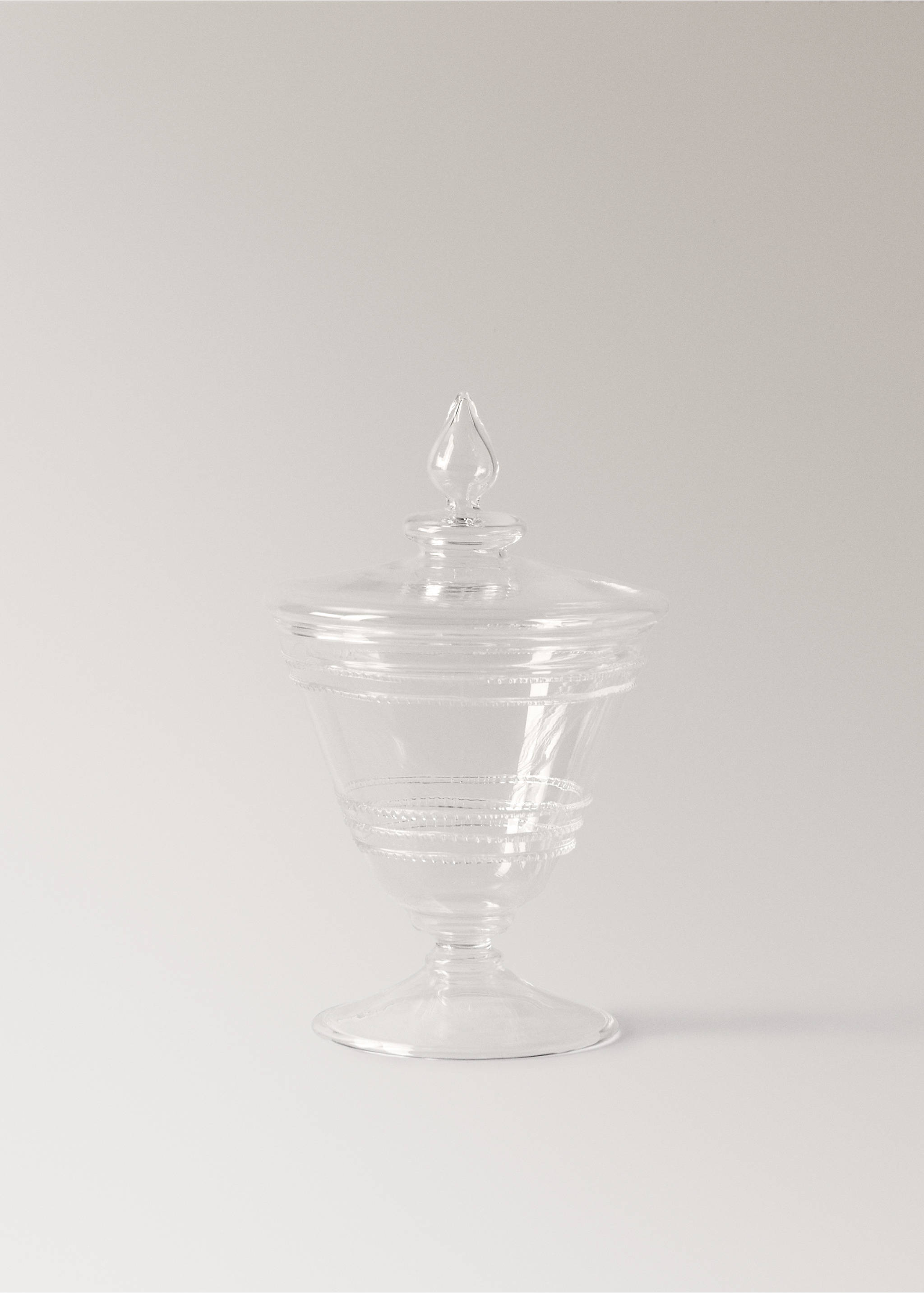 Decorative piece, 100% glass engraved design - Товар без моделі, Чорний. Ref: 37033284-00.