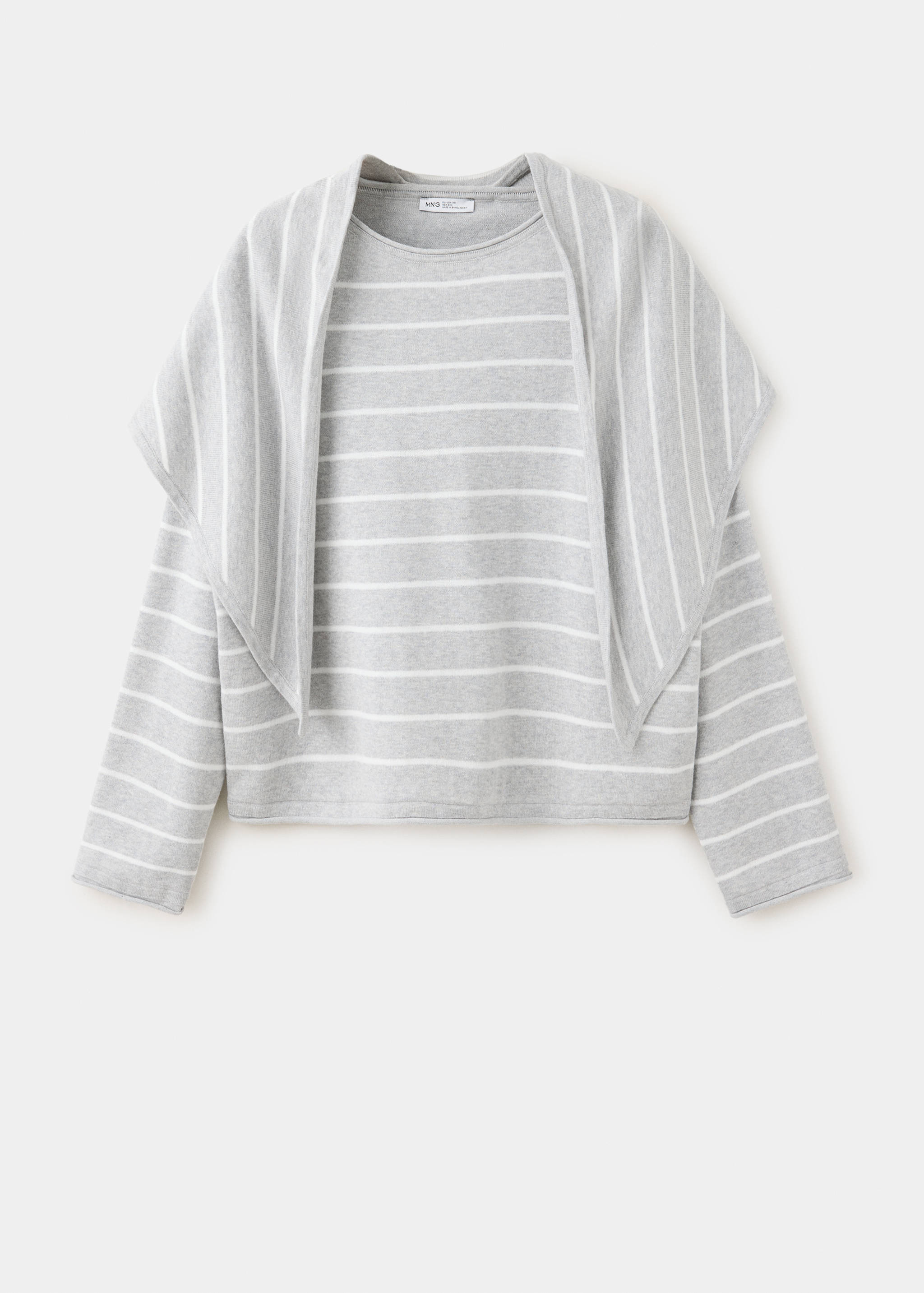 100% cotton striped jersey layer - Article without model