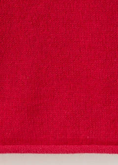 100% cotton boat neck sweater — Red 6