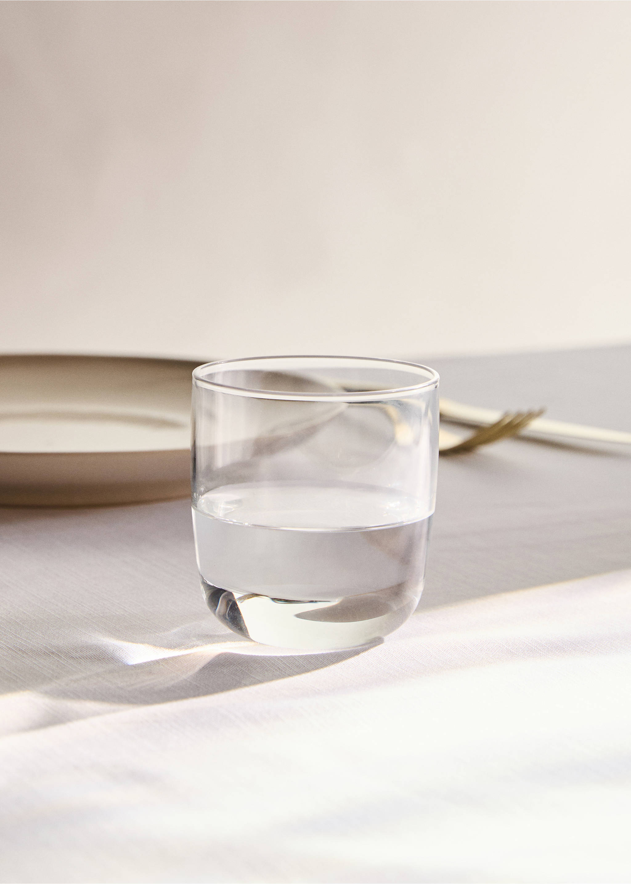 Borosilicate tumbler - General plane, Ice Grey. Ref: 37033290-00.
