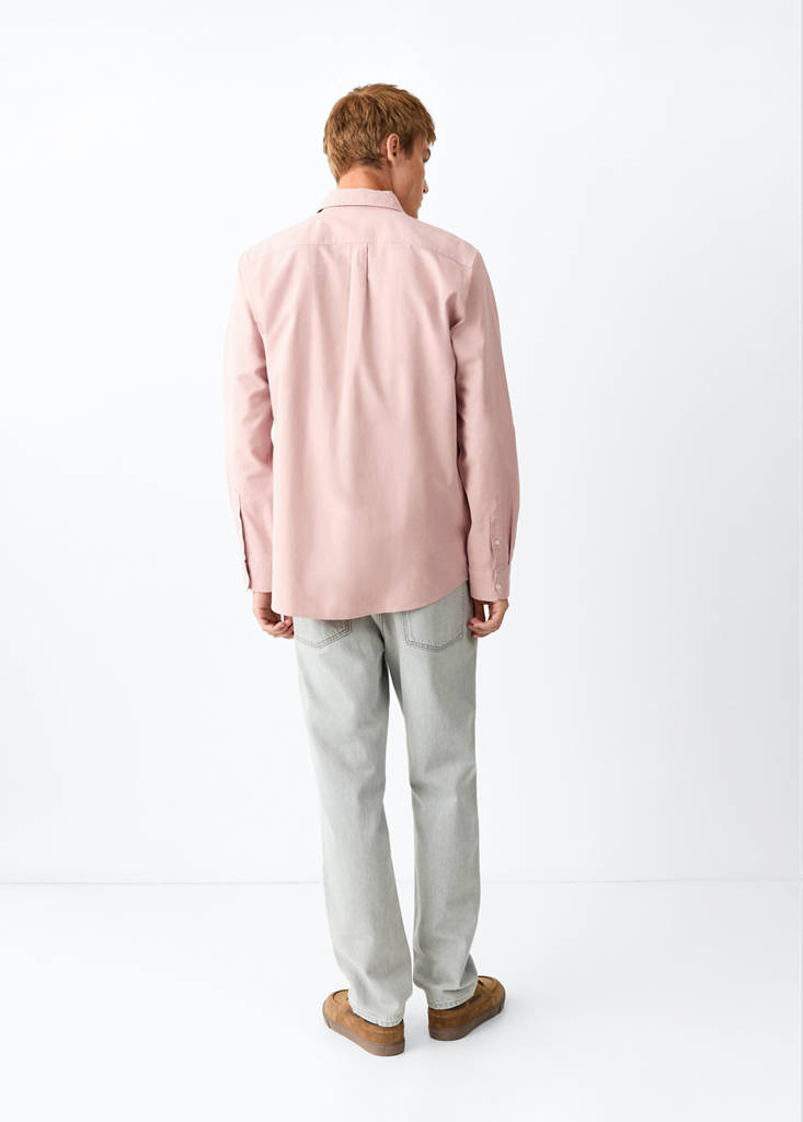 Plain 100% cotton shirt — Light Pink