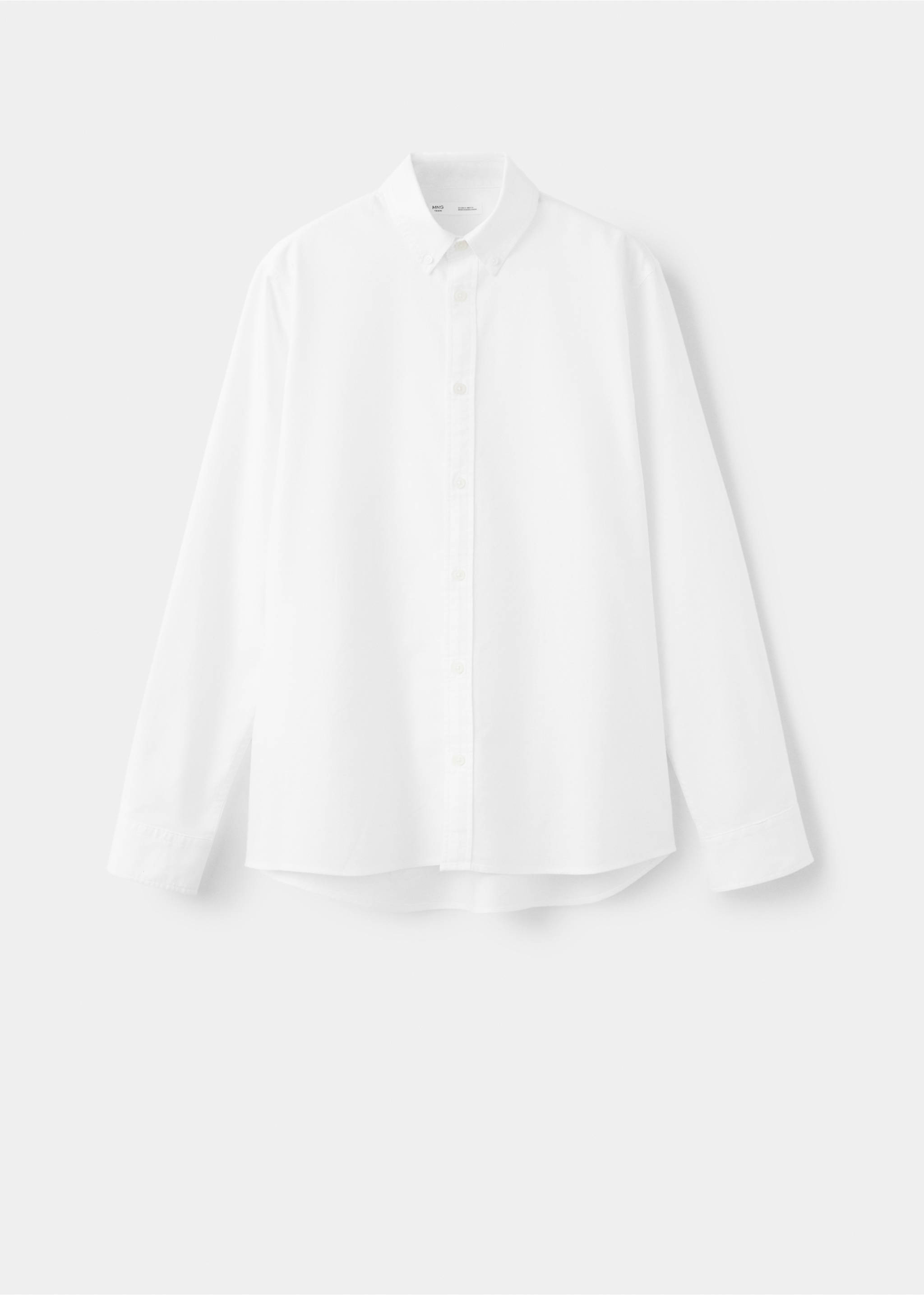 100% cotton Oxford shirt - Article without model, Off White. Ref: 37033292-00.