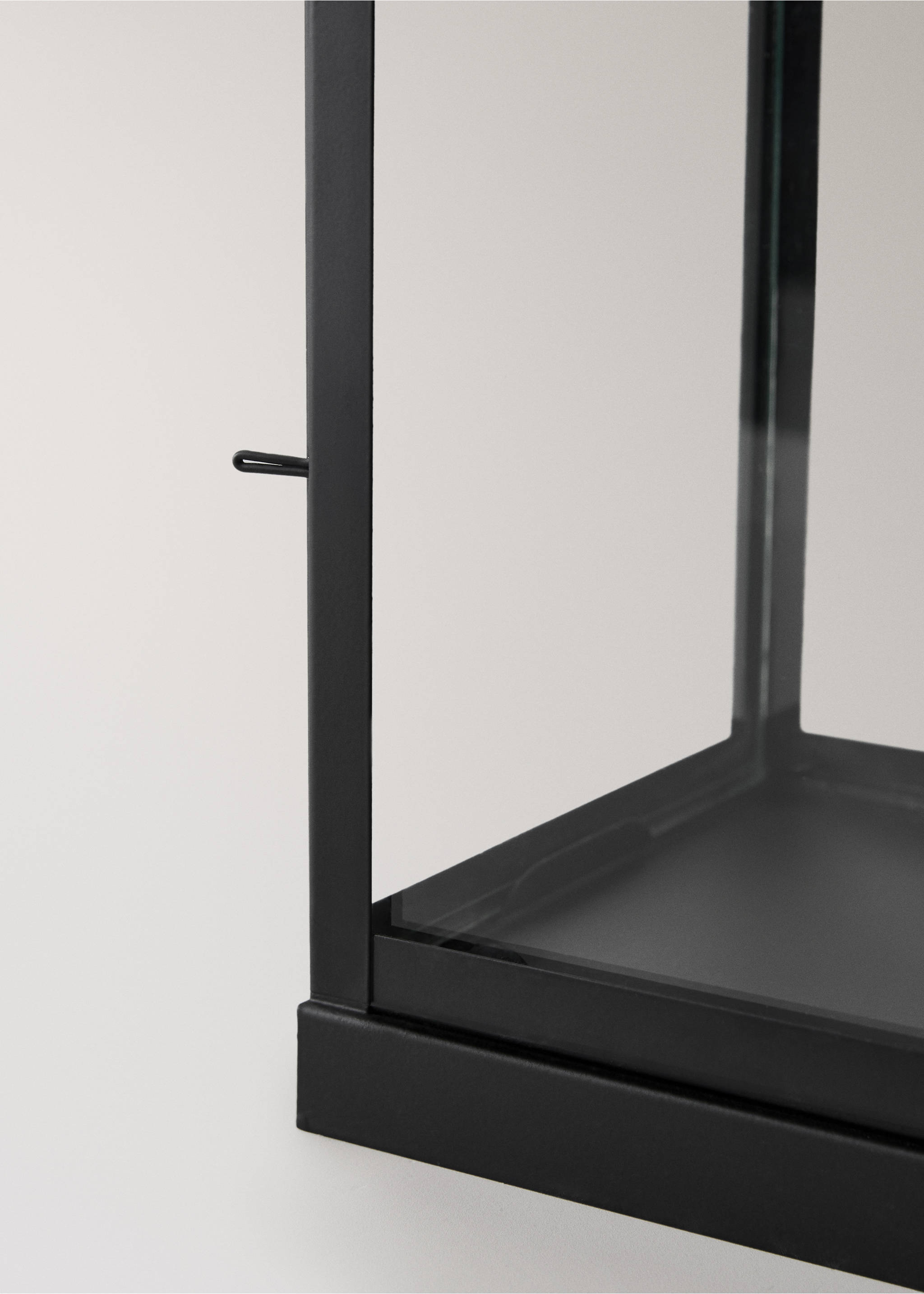 Medium decorative candle holder - Details of the article 4, Black. Ref: 37033295-00.