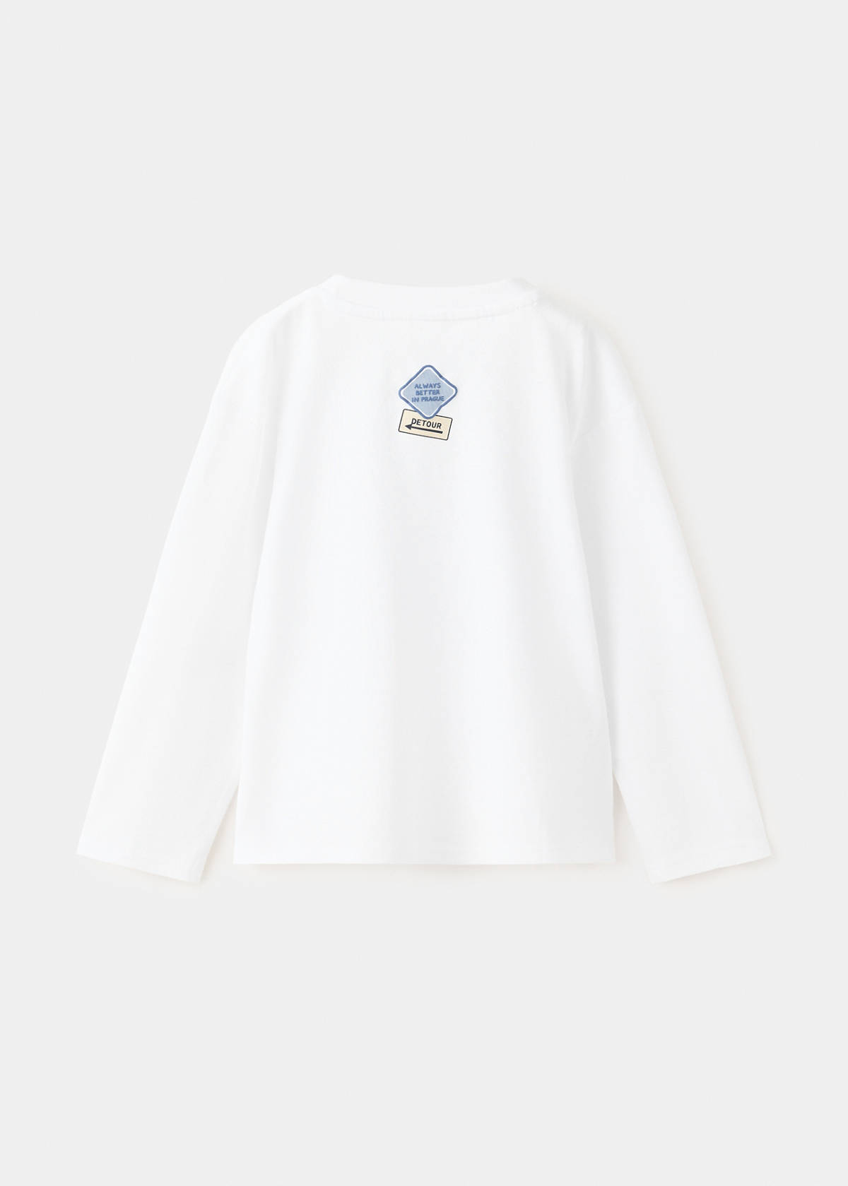 100% cotton printed t-shirt — Off White