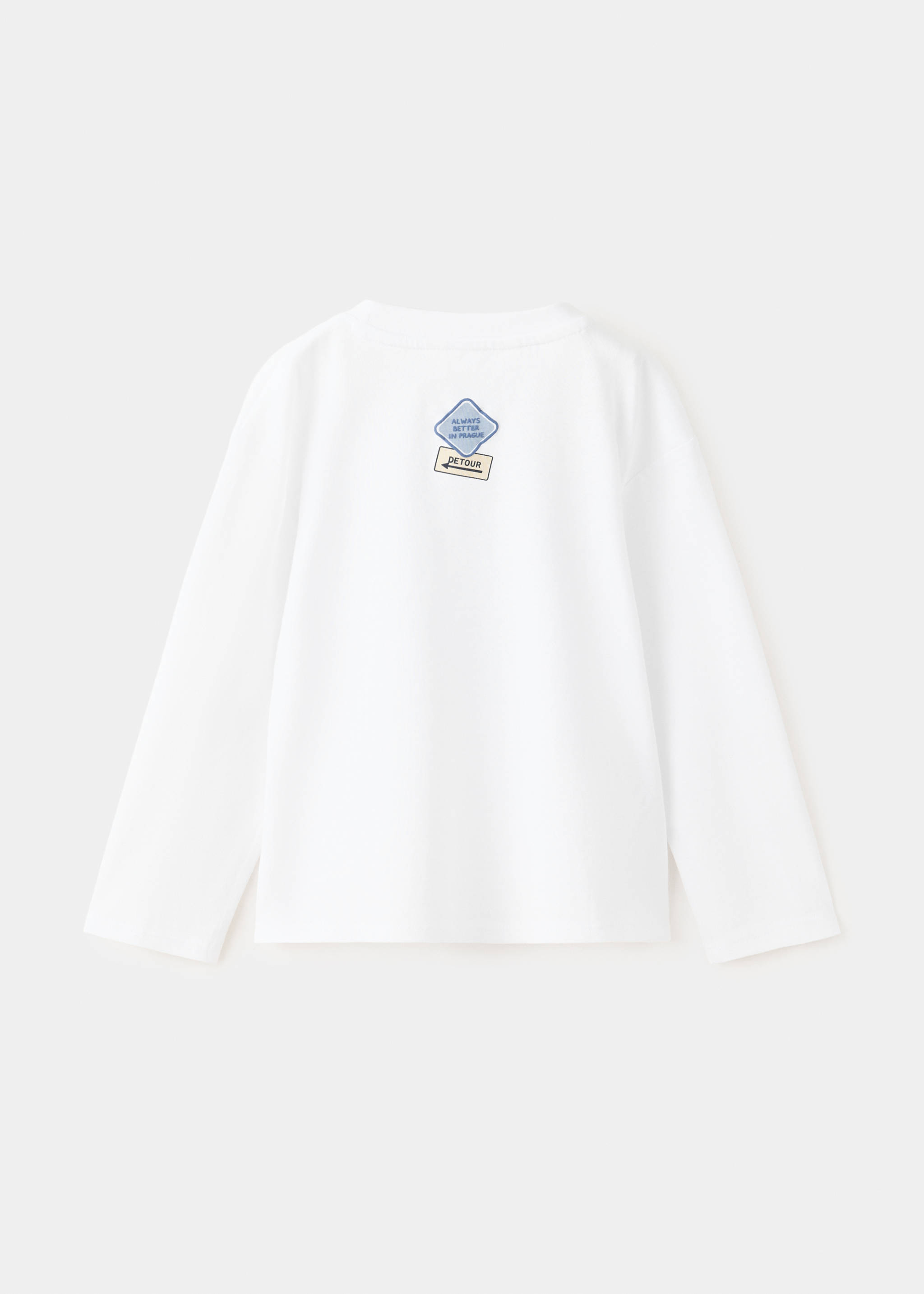 100% cotton printed t-shirt - Reverse of the article