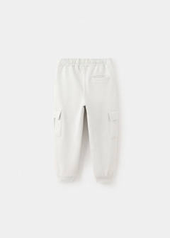 Cotton cargo trousers — Ice Grey 4