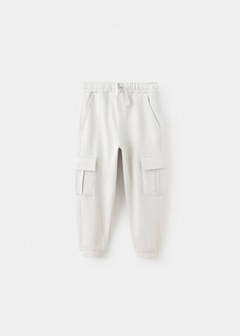 Cotton cargo trousers — Ice Grey 2