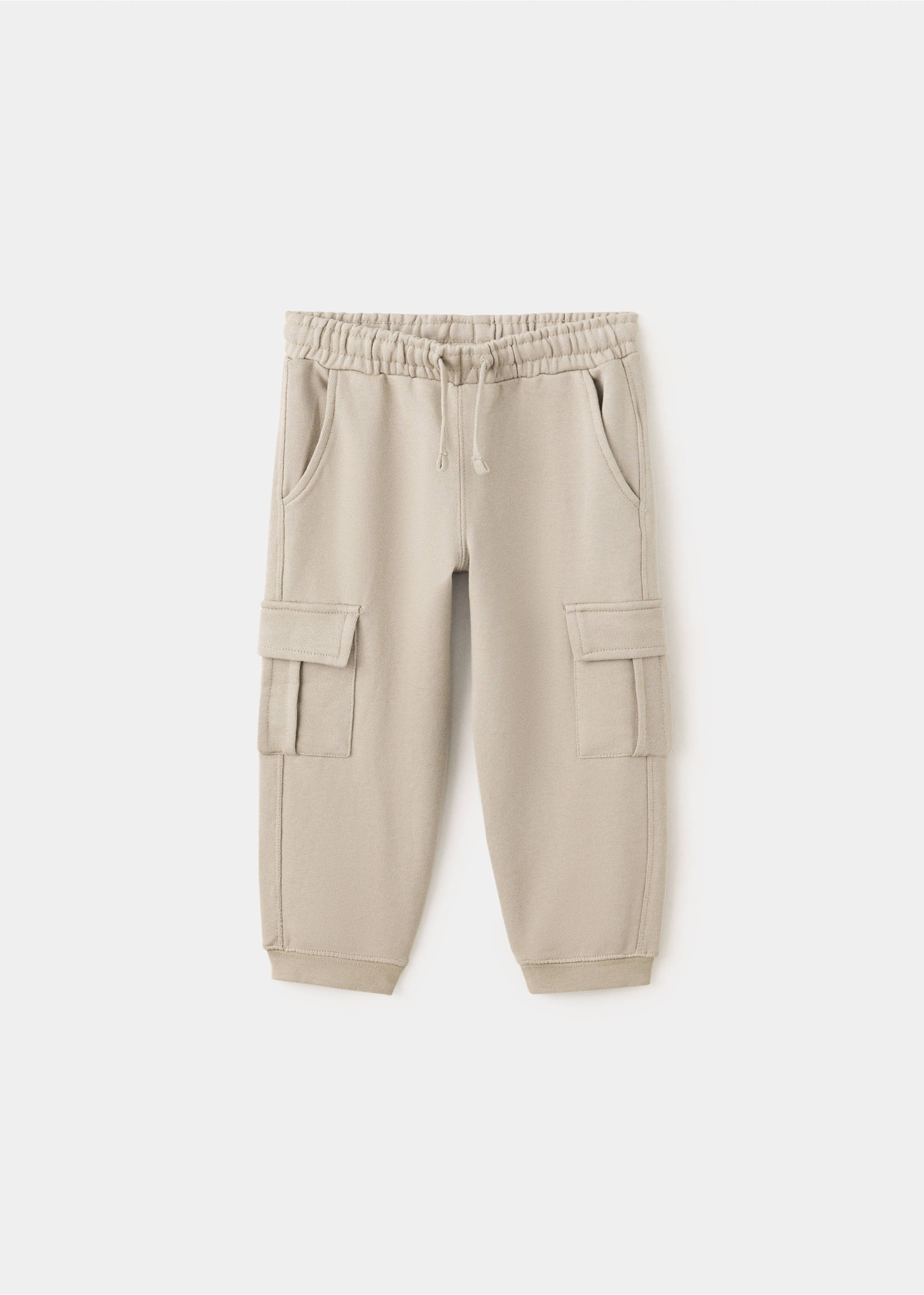 Cotton cargo trousers - Article without model, Medium Brown. Ref: 37033308-00.