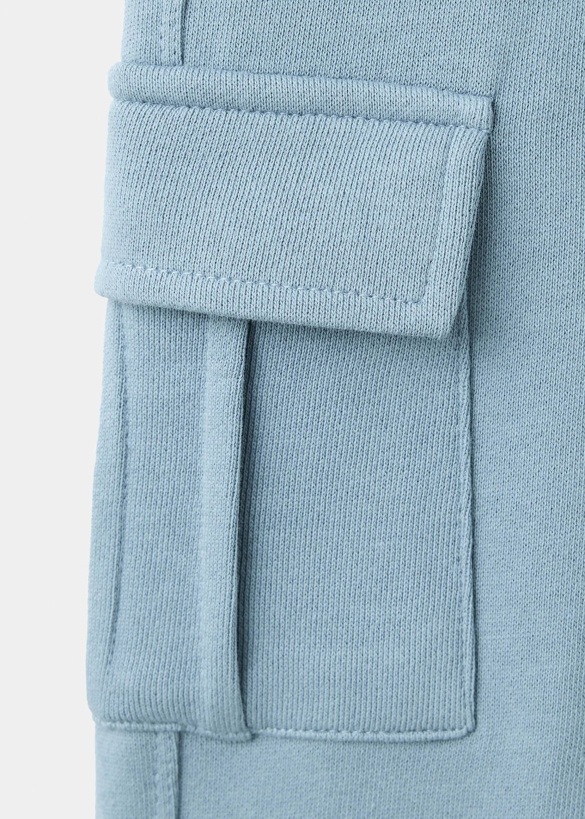 Cotton cargo trousers — Blue