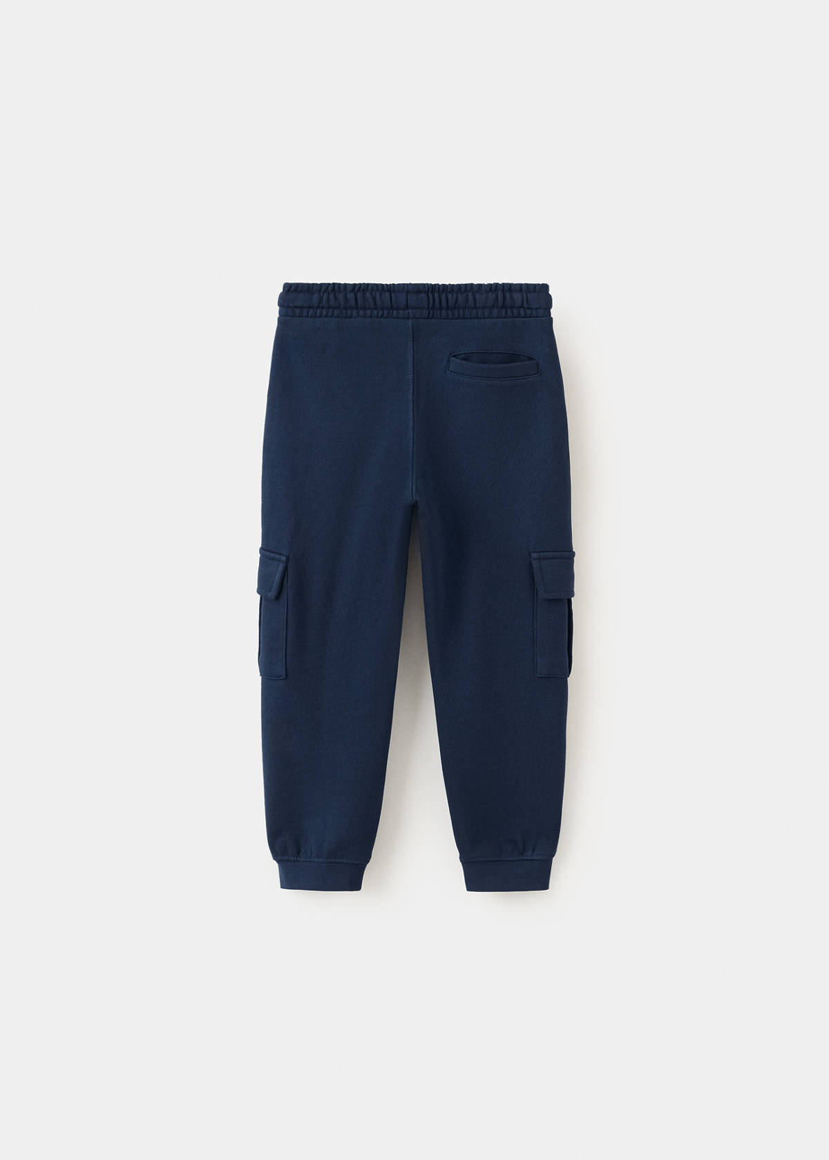 Cotton cargo trousers — Navy