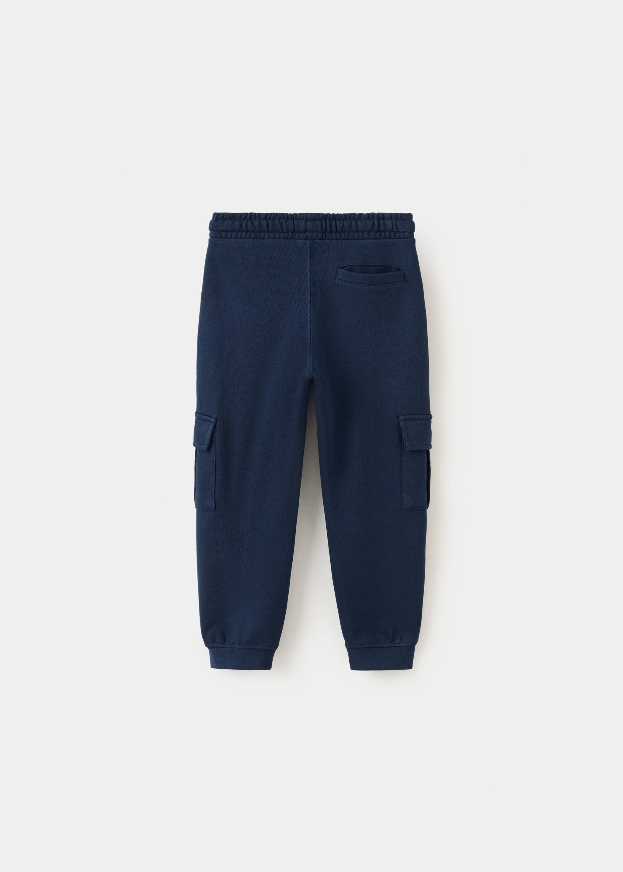 Cotton cargo trousers - Reverse of the article