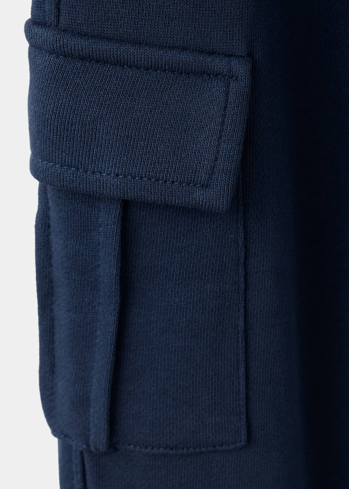 Cotton cargo trousers — Navy