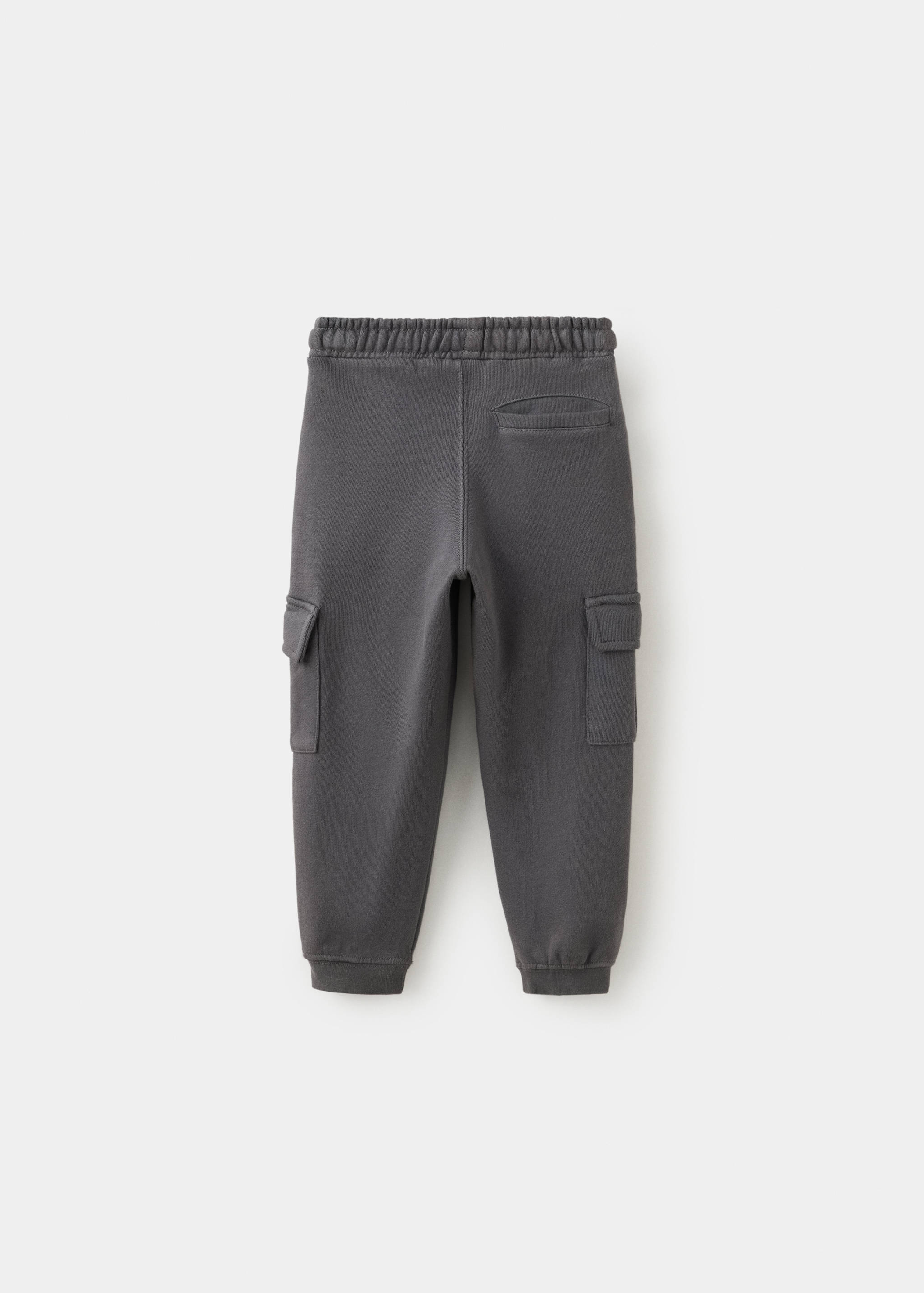 Cotton cargo trousers - Reverse of the article