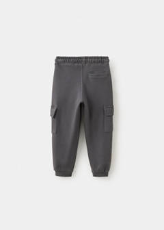 Cotton cargo trousers — Charcoal 6