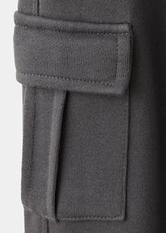 Cotton cargo trousers — Charcoal 7