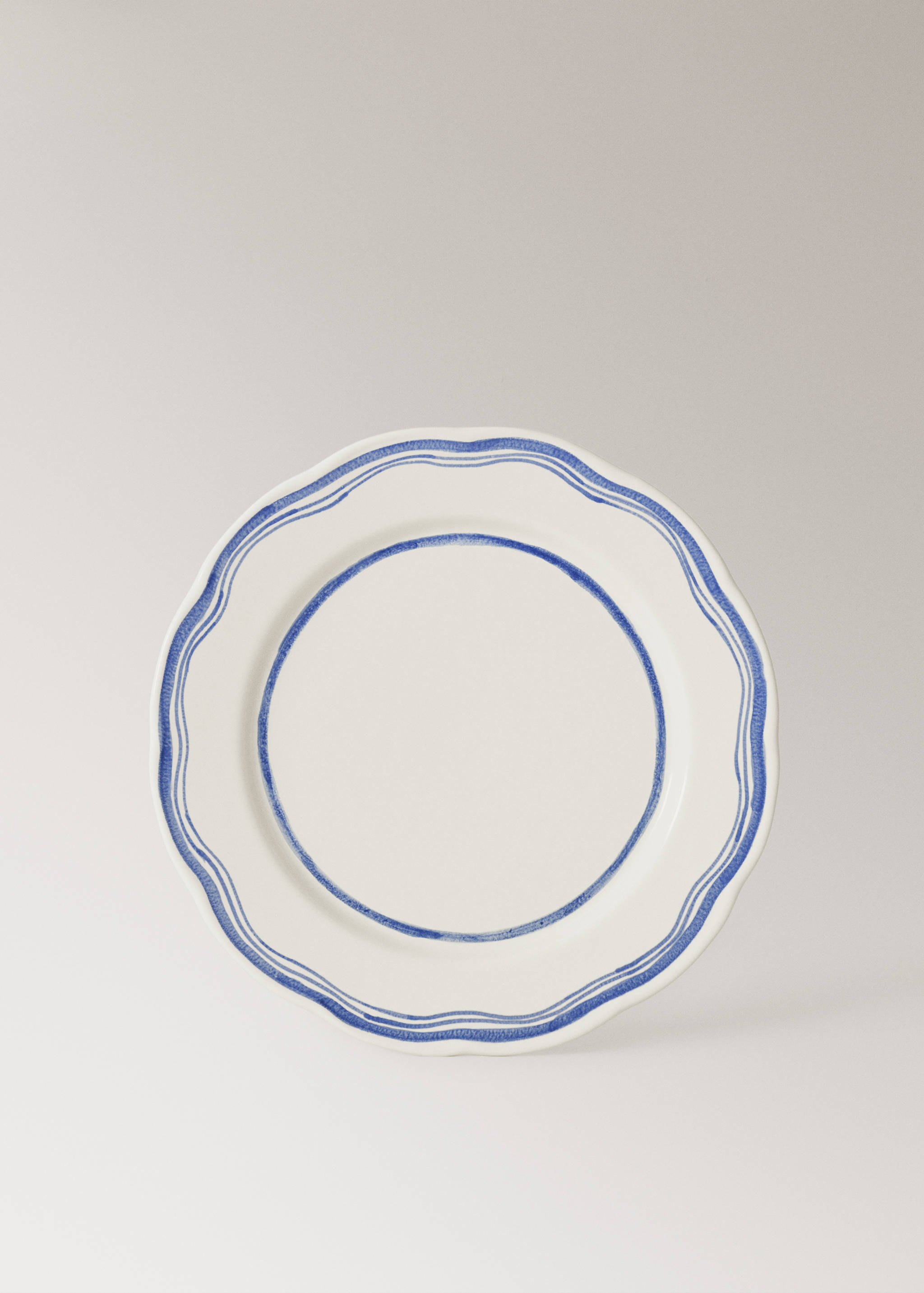 Plat pla gres pintat a mà gran - Article sense model