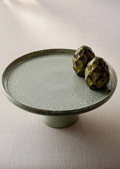 Stoneware dish — Forest Green 1