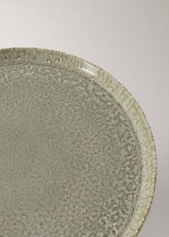 Stoneware dish — Forest Green 3