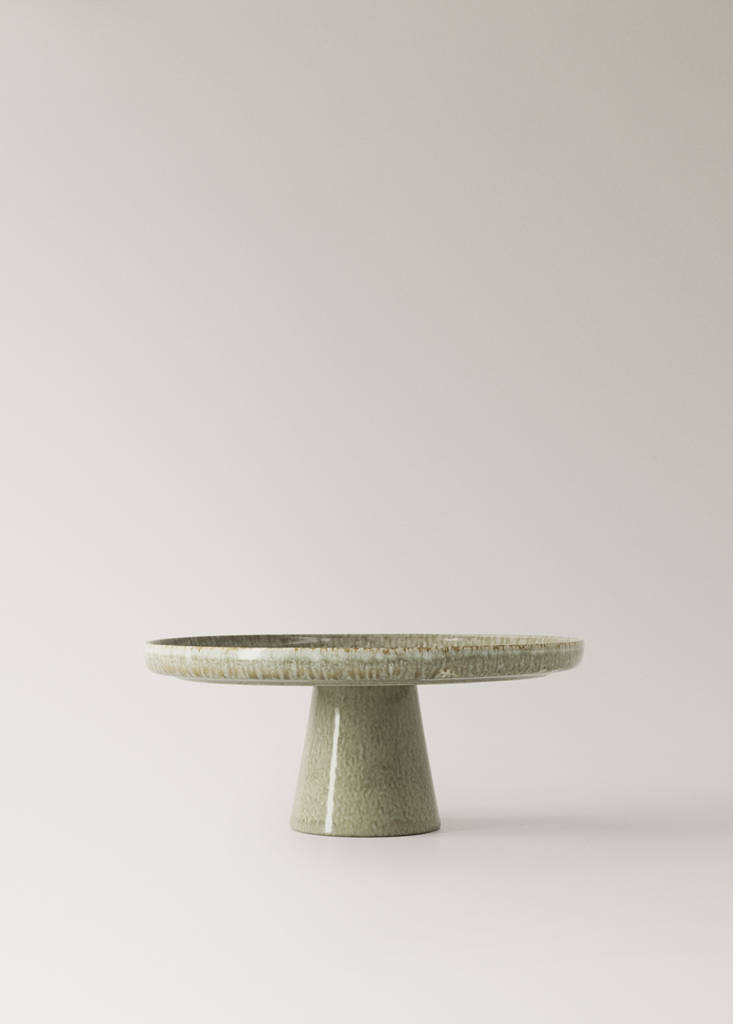 Stoneware dish — Forest Green