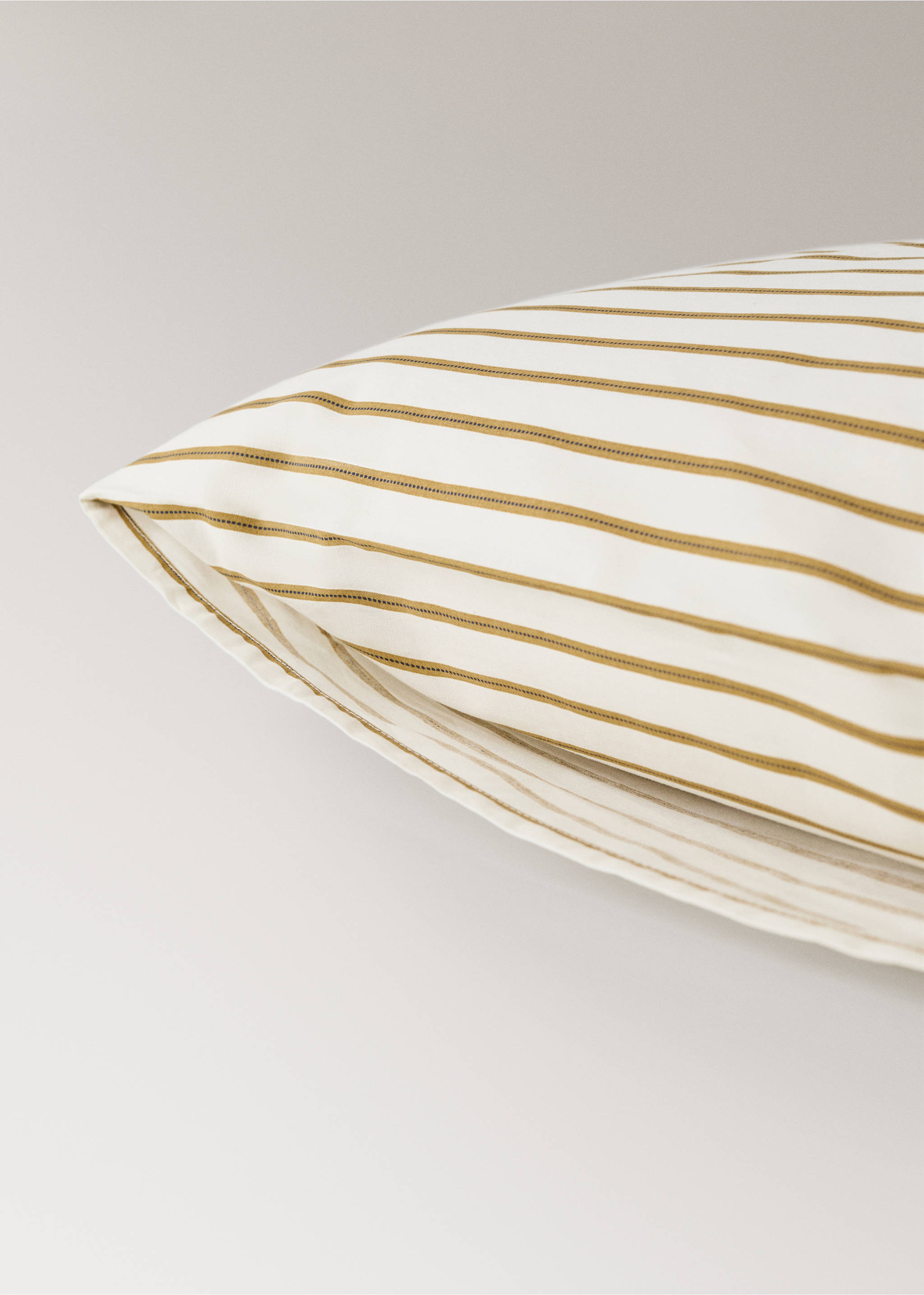 Kuddfodral 60x60 cm bomull - Detaljer om artikeln 2, Ockra. Ref: 37033320-00.