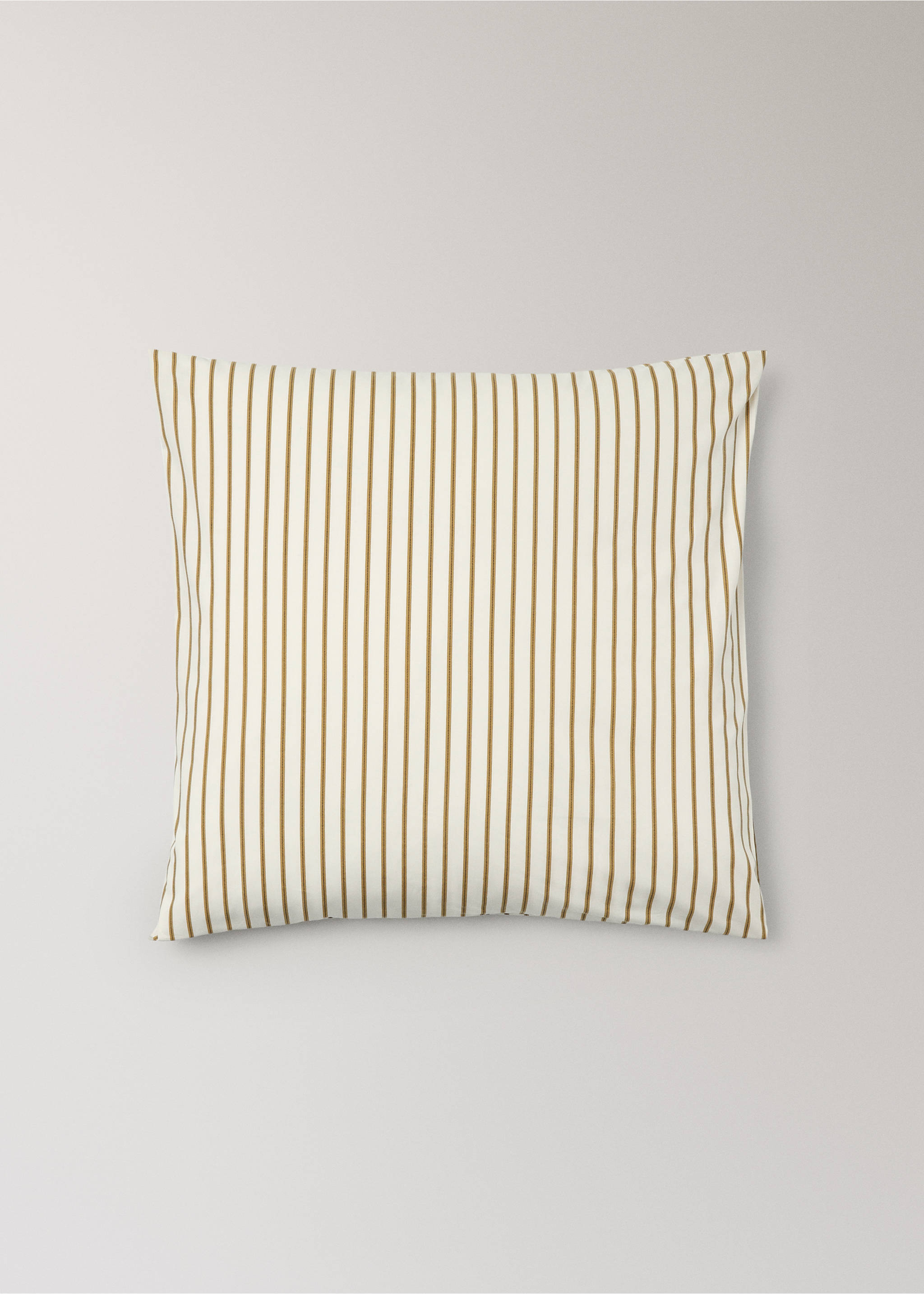 Kuddfodral 60x60 cm bomull - Artikel utan modell, Ockra. Ref: 37033320-00.