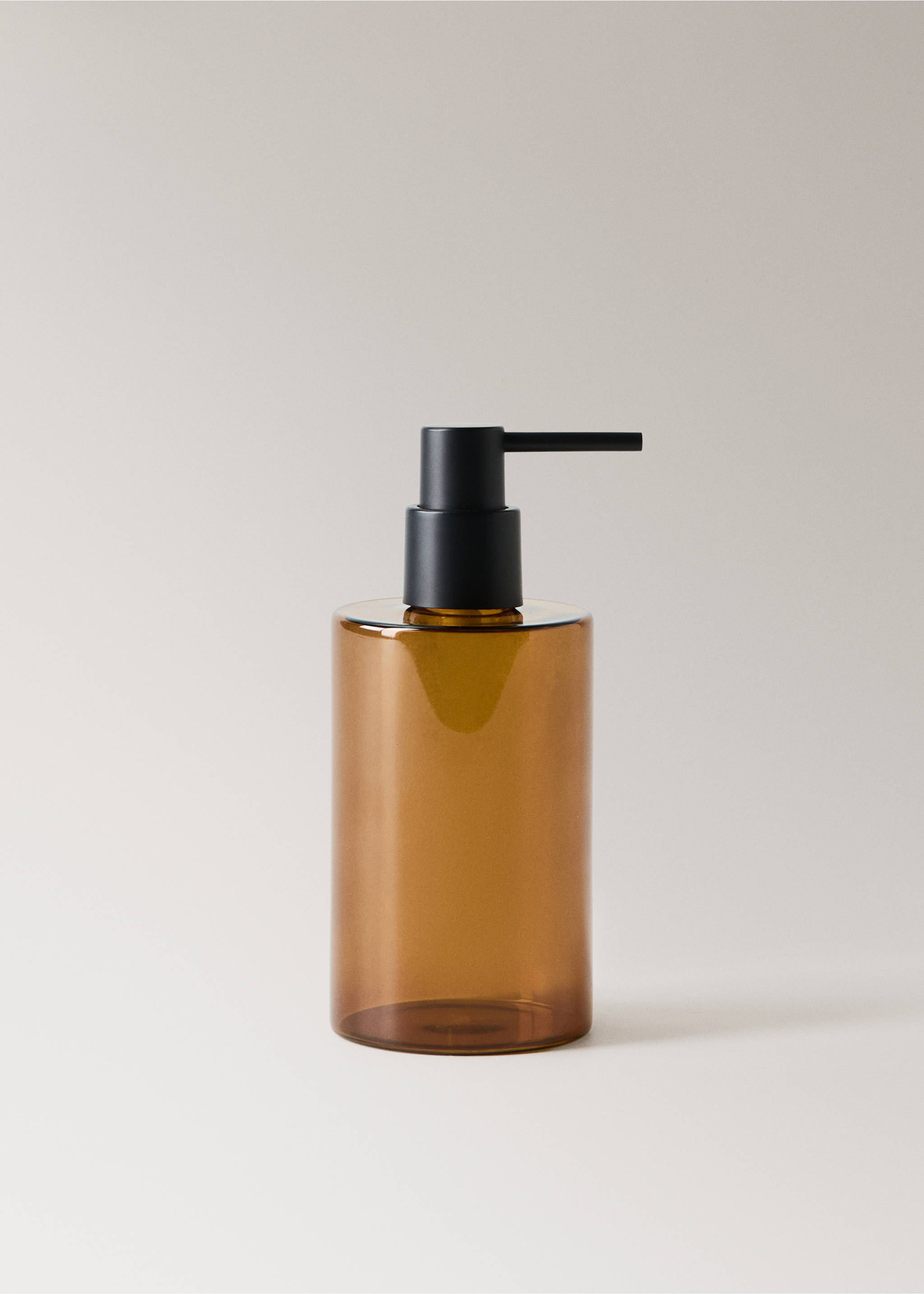 Borosilicate soap dispenser - Article without model, Medium Brown. Ref: 37033860-00.