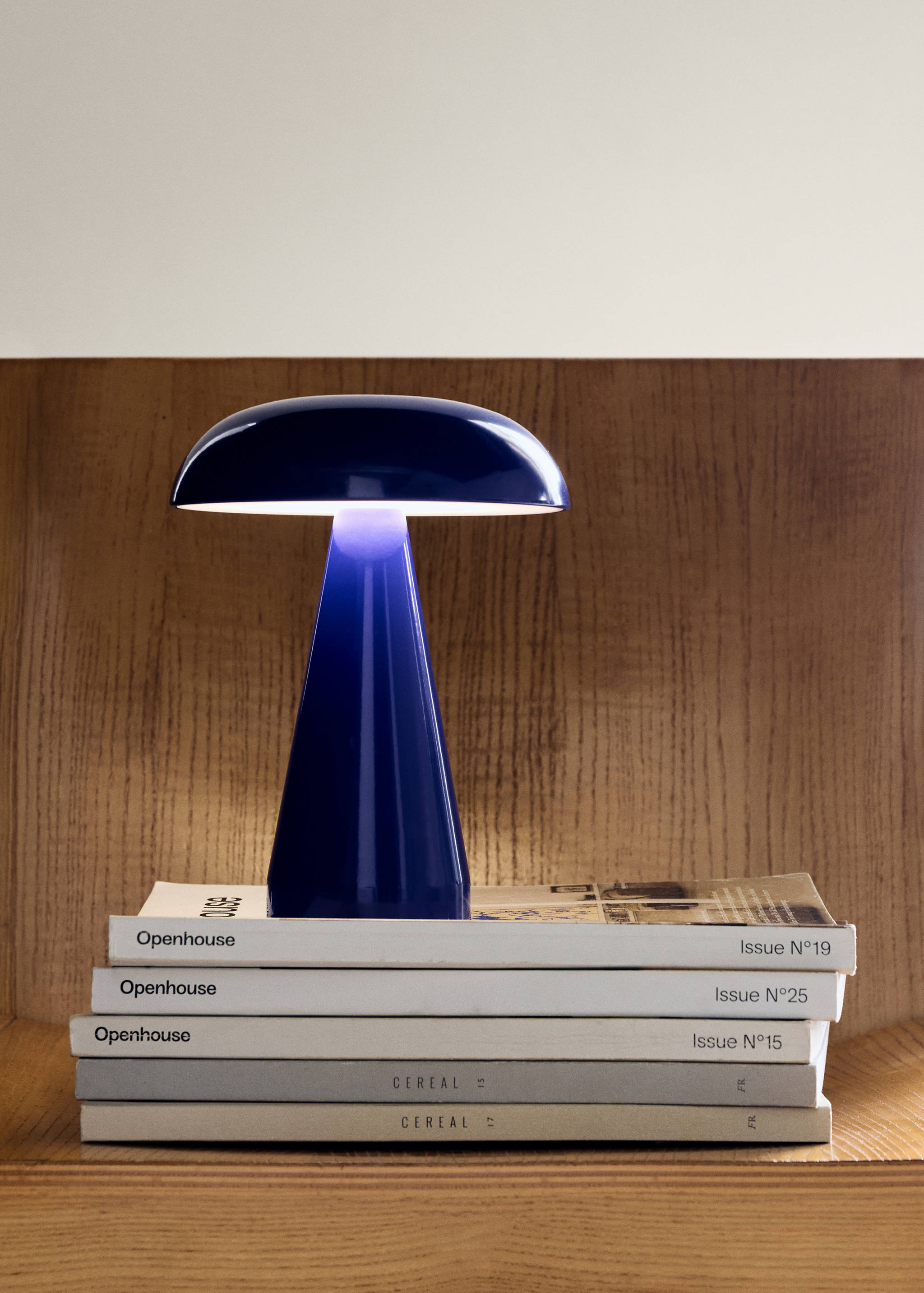Tafellamp met metallic afwerking - Overzichtstekening
