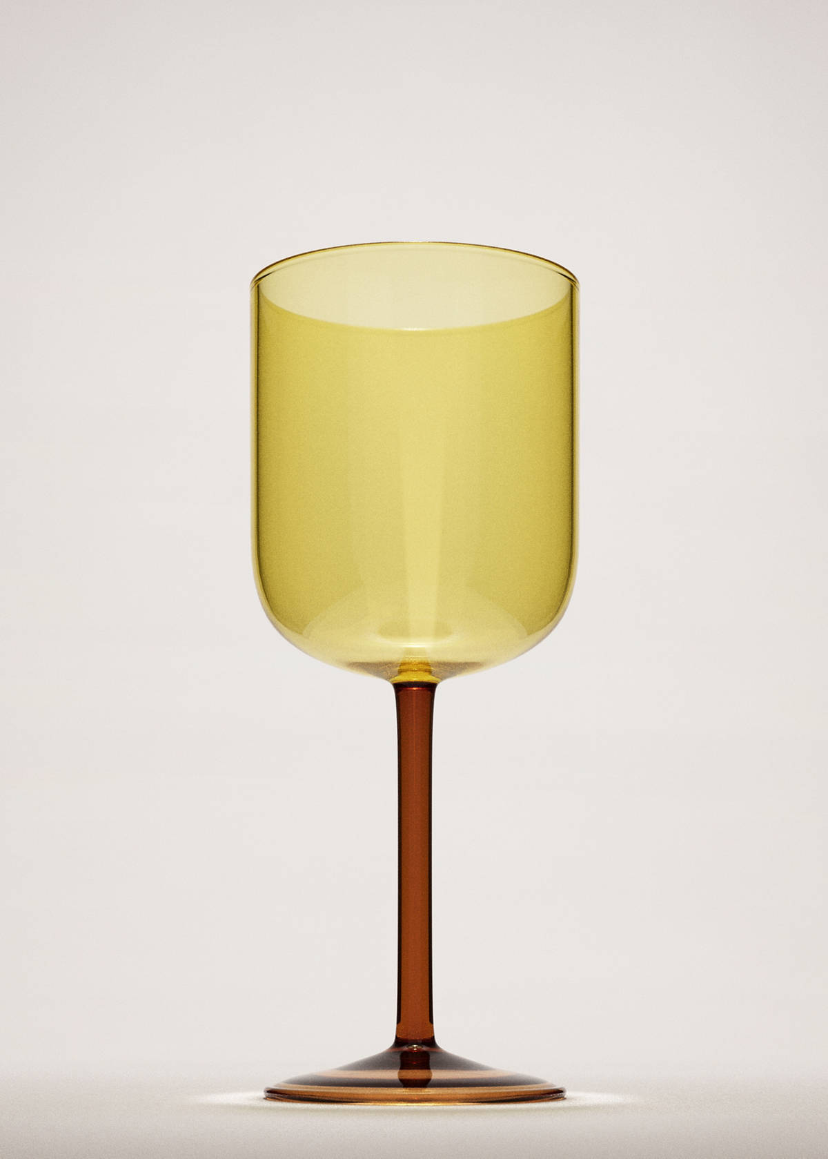 Two-tone borosilicate stem glass — Orange
