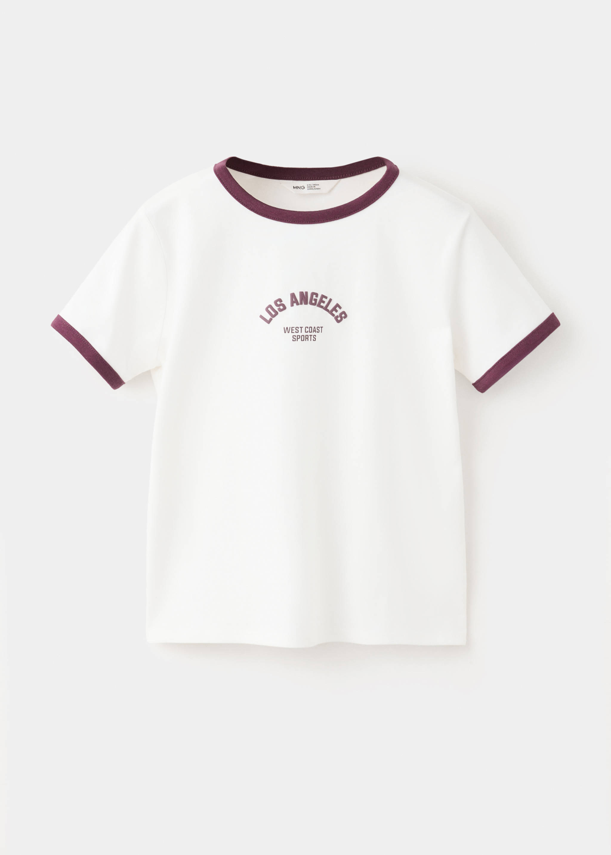 100% cotton cropped T-shirt - Article without model