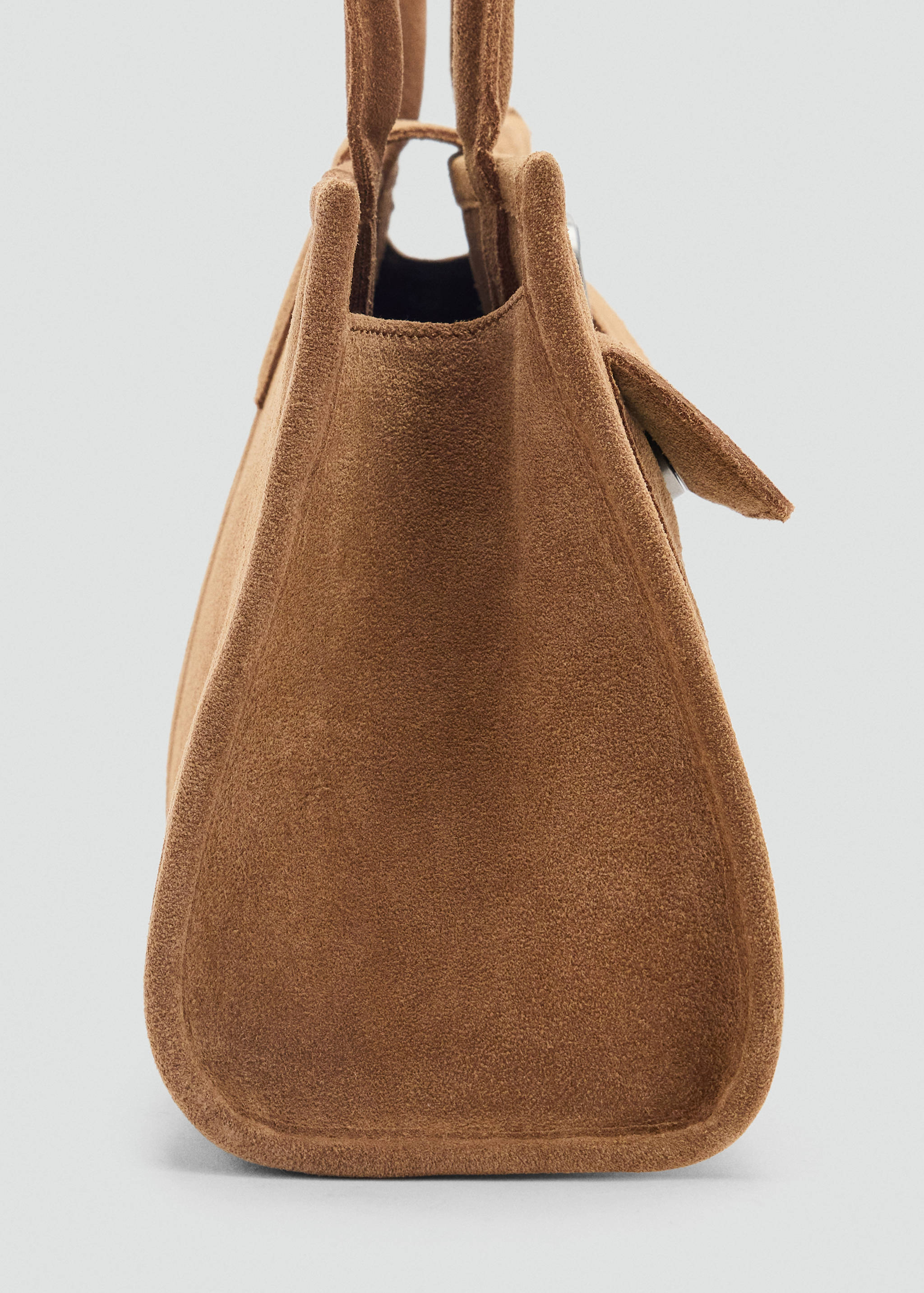 Sac porté épaule en daim à boucle - Détail de l'article 1