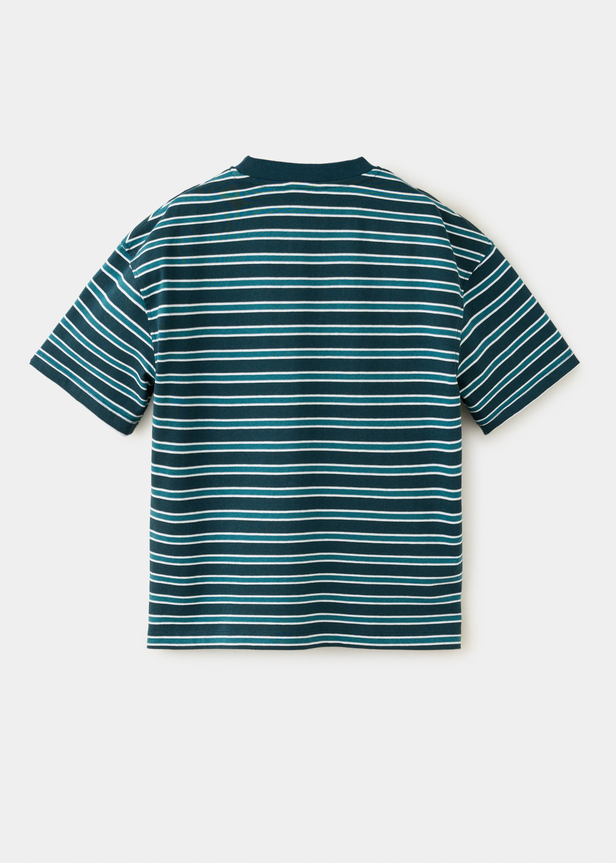 T-shirt 100 % coton rayures - Verso de l’article