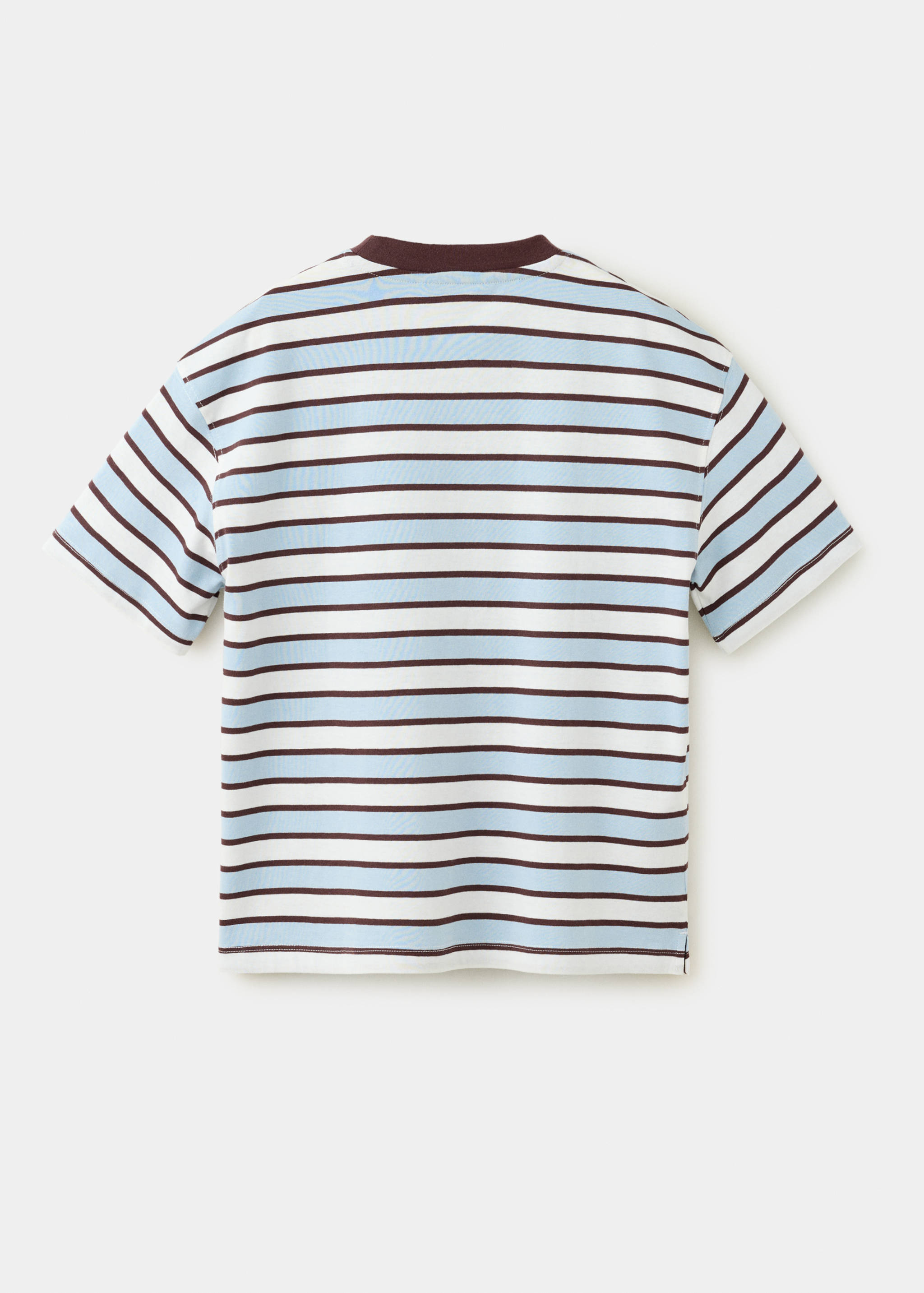 T-shirt 100 % coton rayures - Verso de l’article