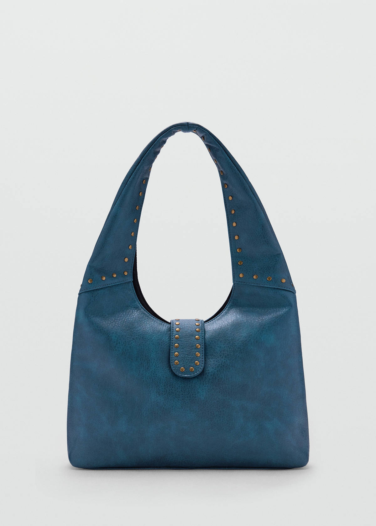 Studded shoulder bag — Blue