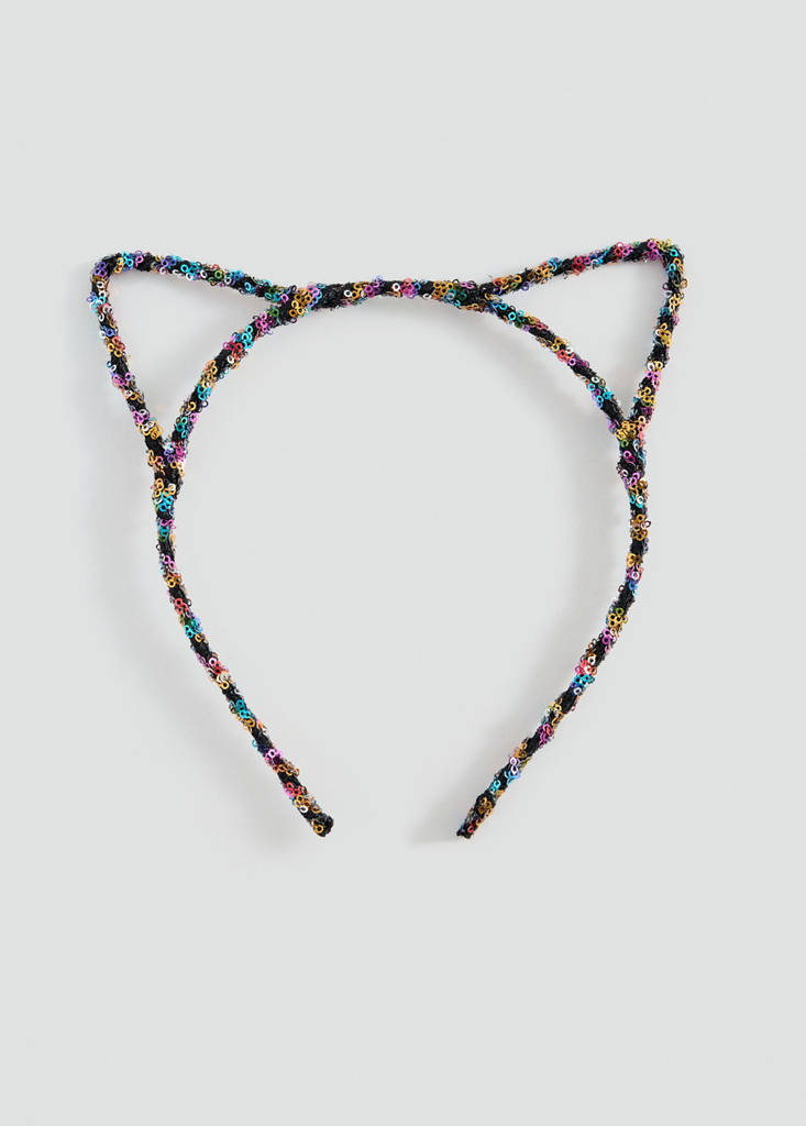 Kitten ear hairband — Black