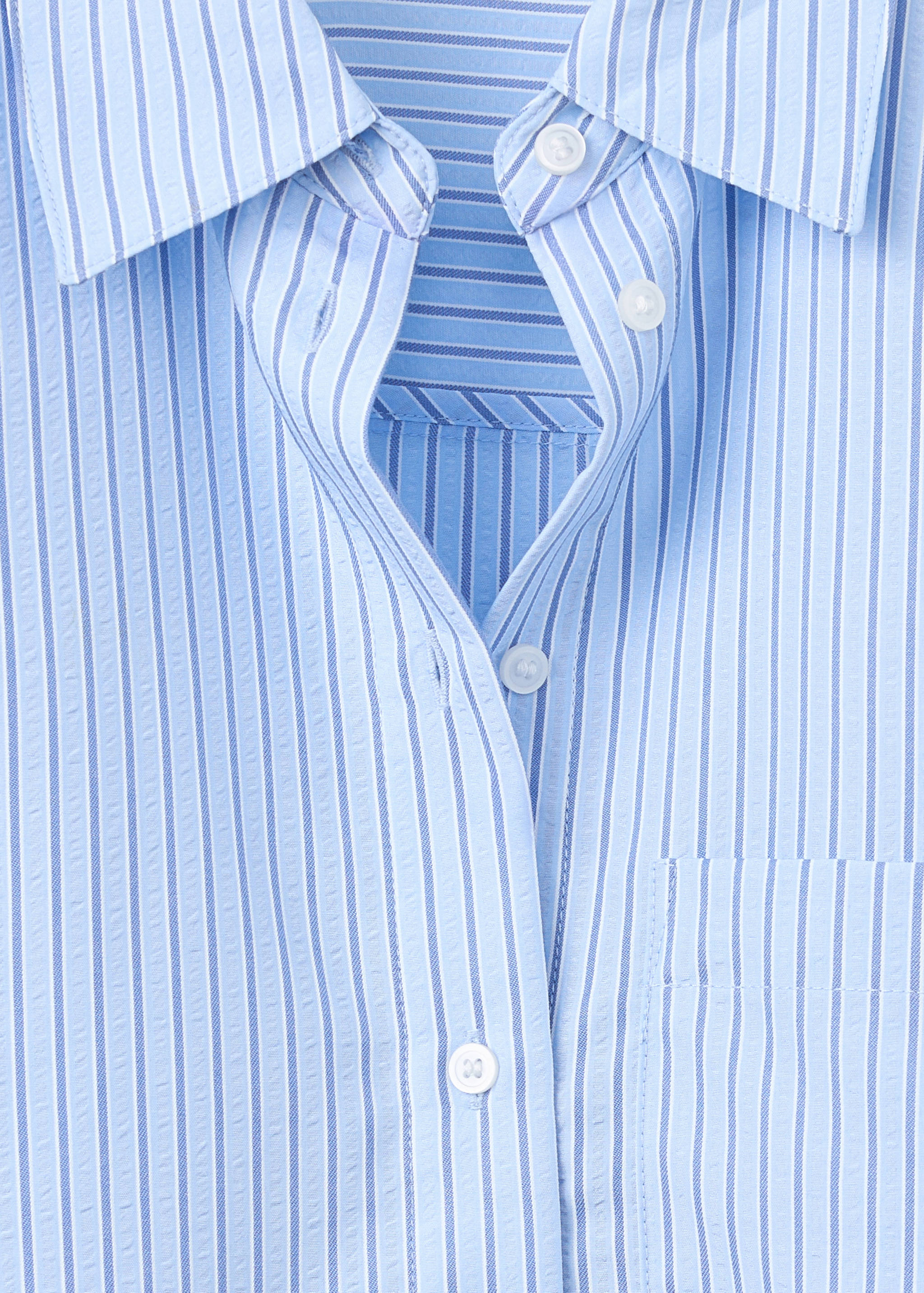 Striped straight shirt - Details of the article 8