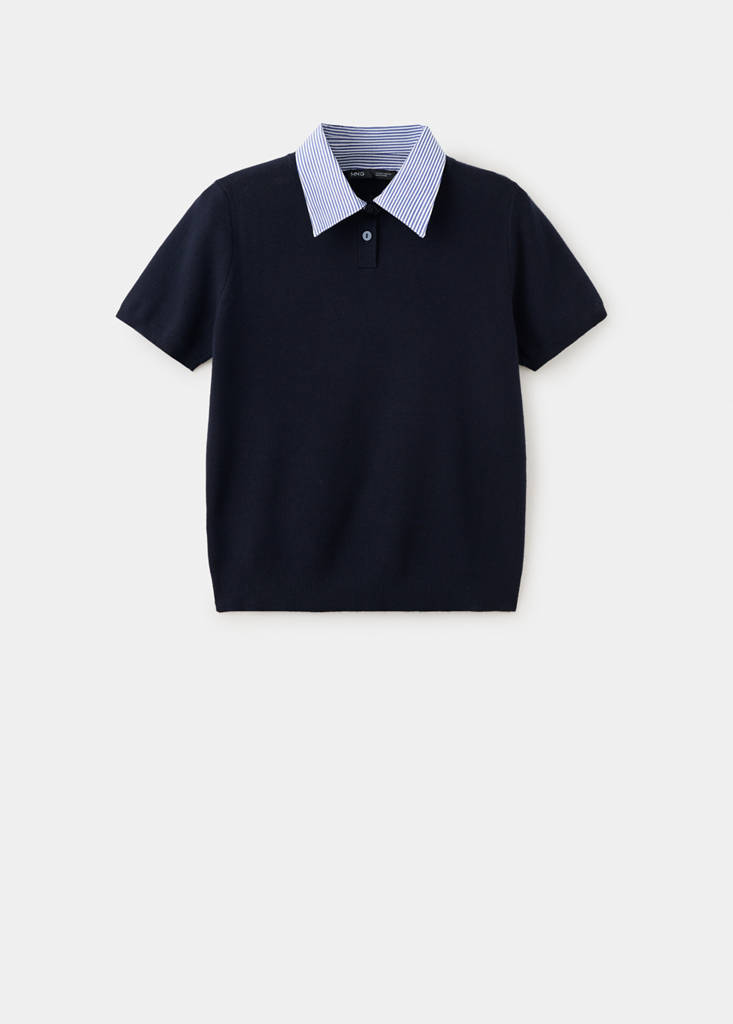 Mango Pull Ferri In Bleu Marine Foncé