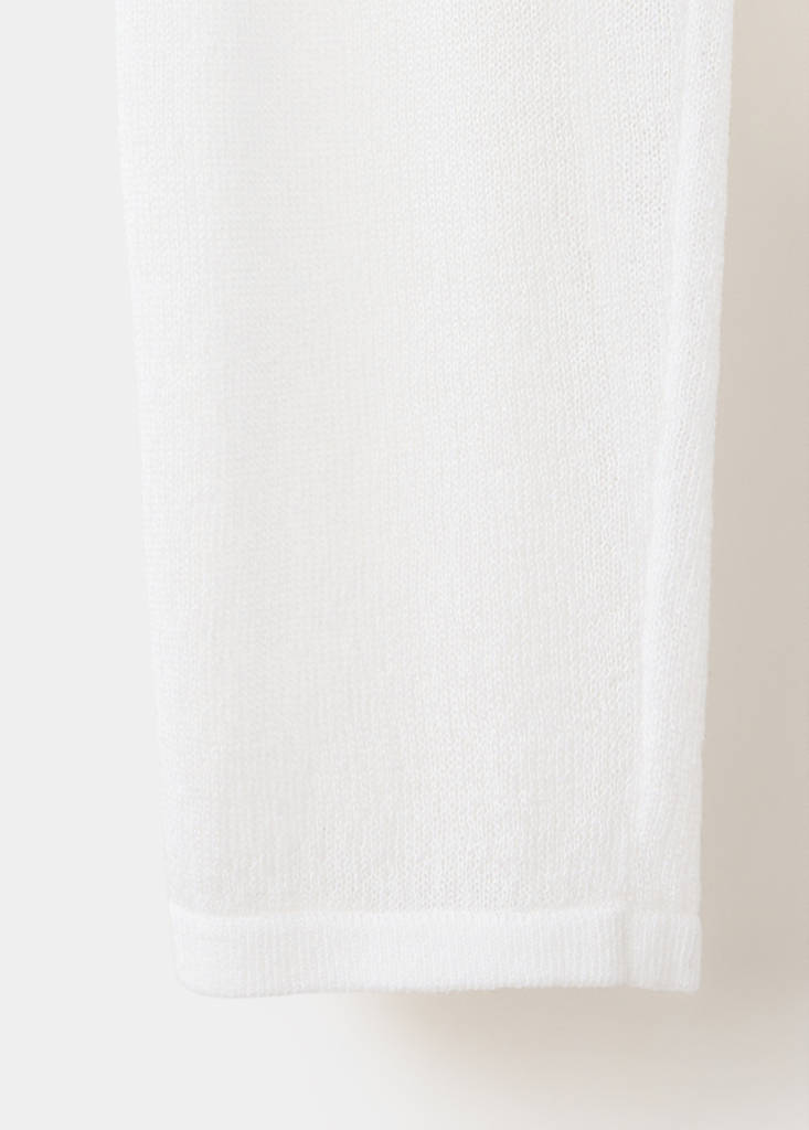 Fine knit bow jumper — Off White