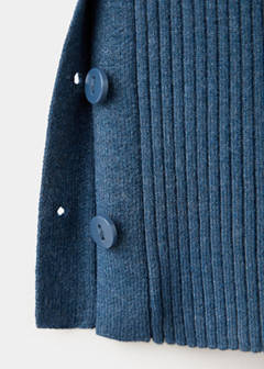 Top with multi-position buttons — Petrol Blue 6