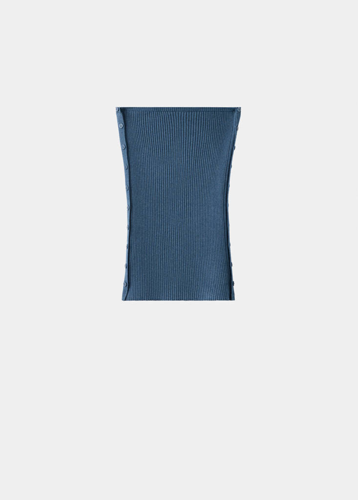 Mango Top Azucena In Bleu Pétrole