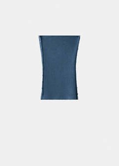 Top with multi-position buttons — Petrol Blue 4